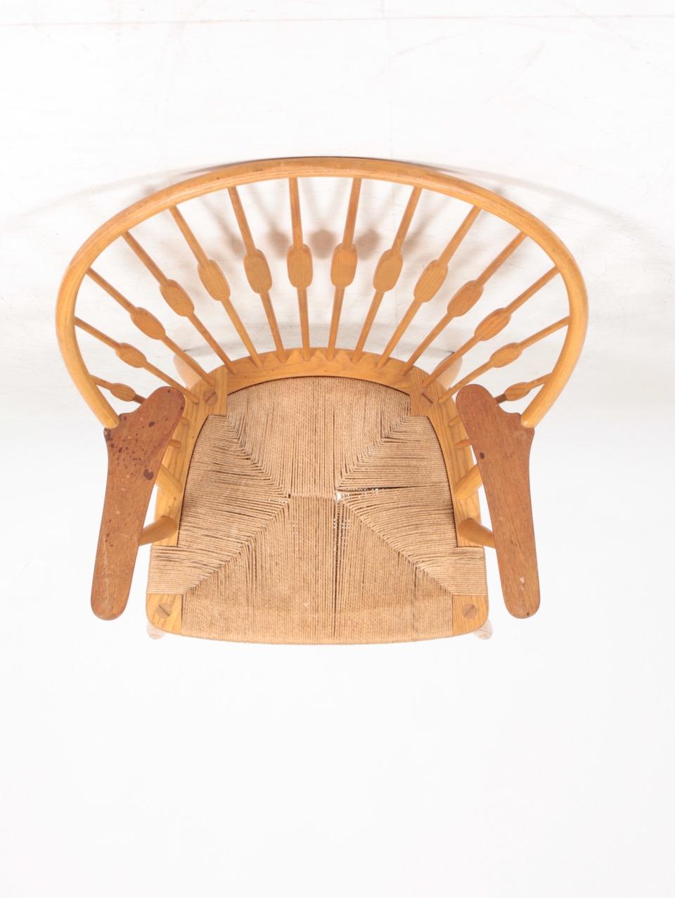 Danish Midcentury Peacock Chair by Hans Wegner, 1950s