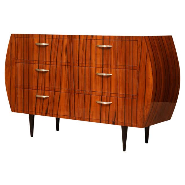 Midcentury Round Maple Wood Commodes, 1980 at 1stDibs