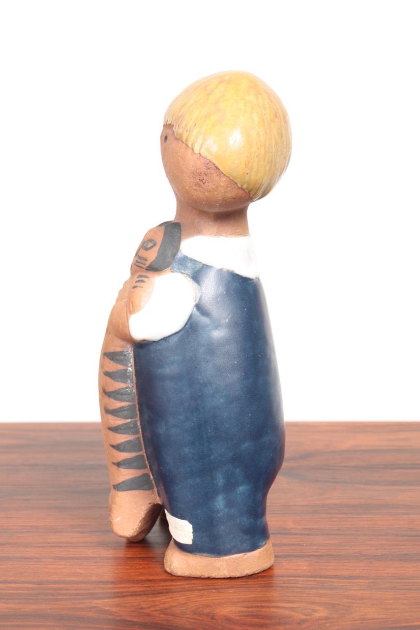 Figurine de Lisa Larson fabriquée par Gustavsberg en Suède.