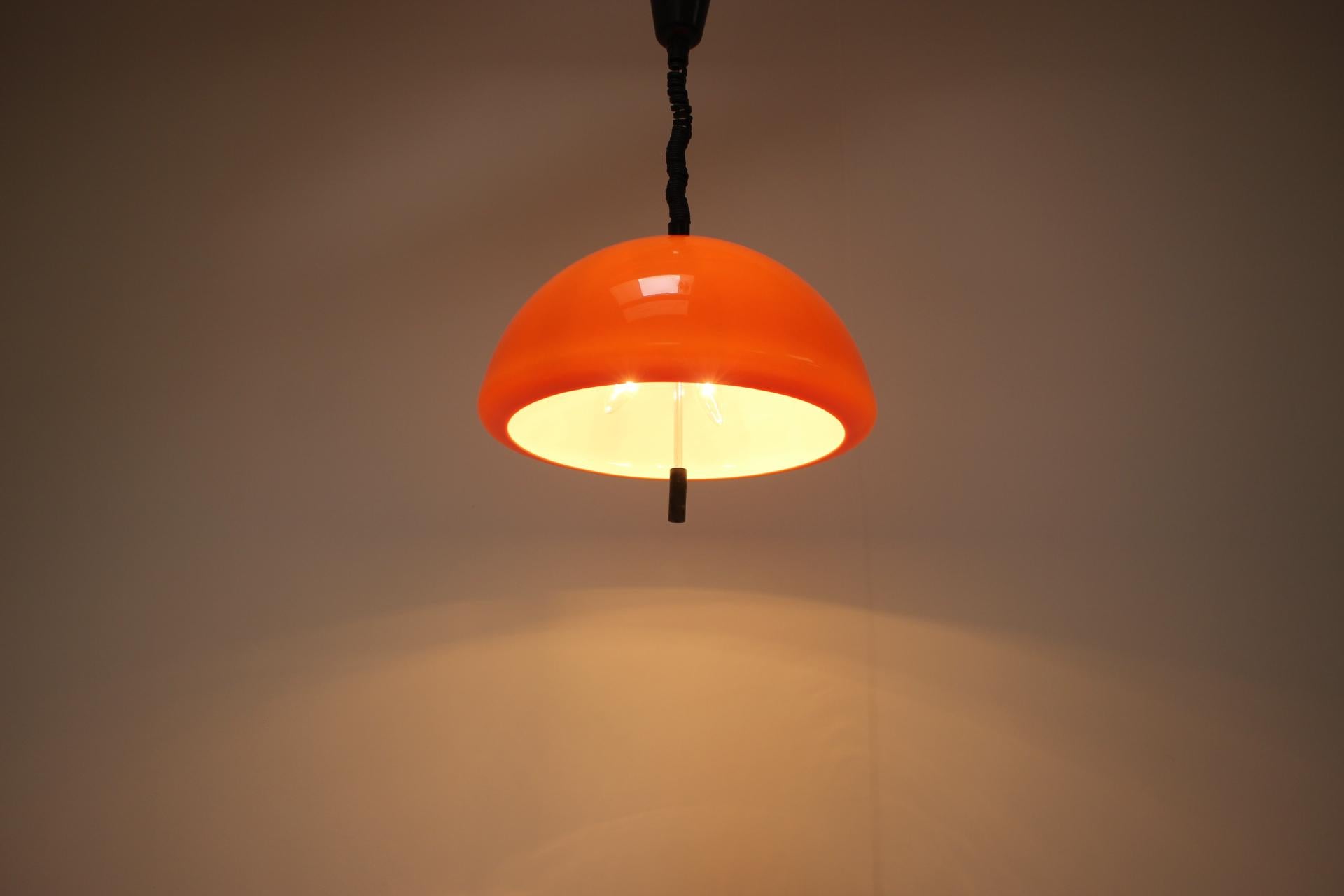 Midcentury Pendant by Harvey Guzzini for Meblo, Italy In Good Condition For Sale In Praha, CZ