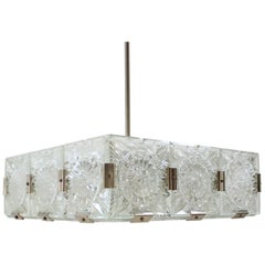 Midcentury Pendant Chandelier Kamenicky Šenov, 1970s