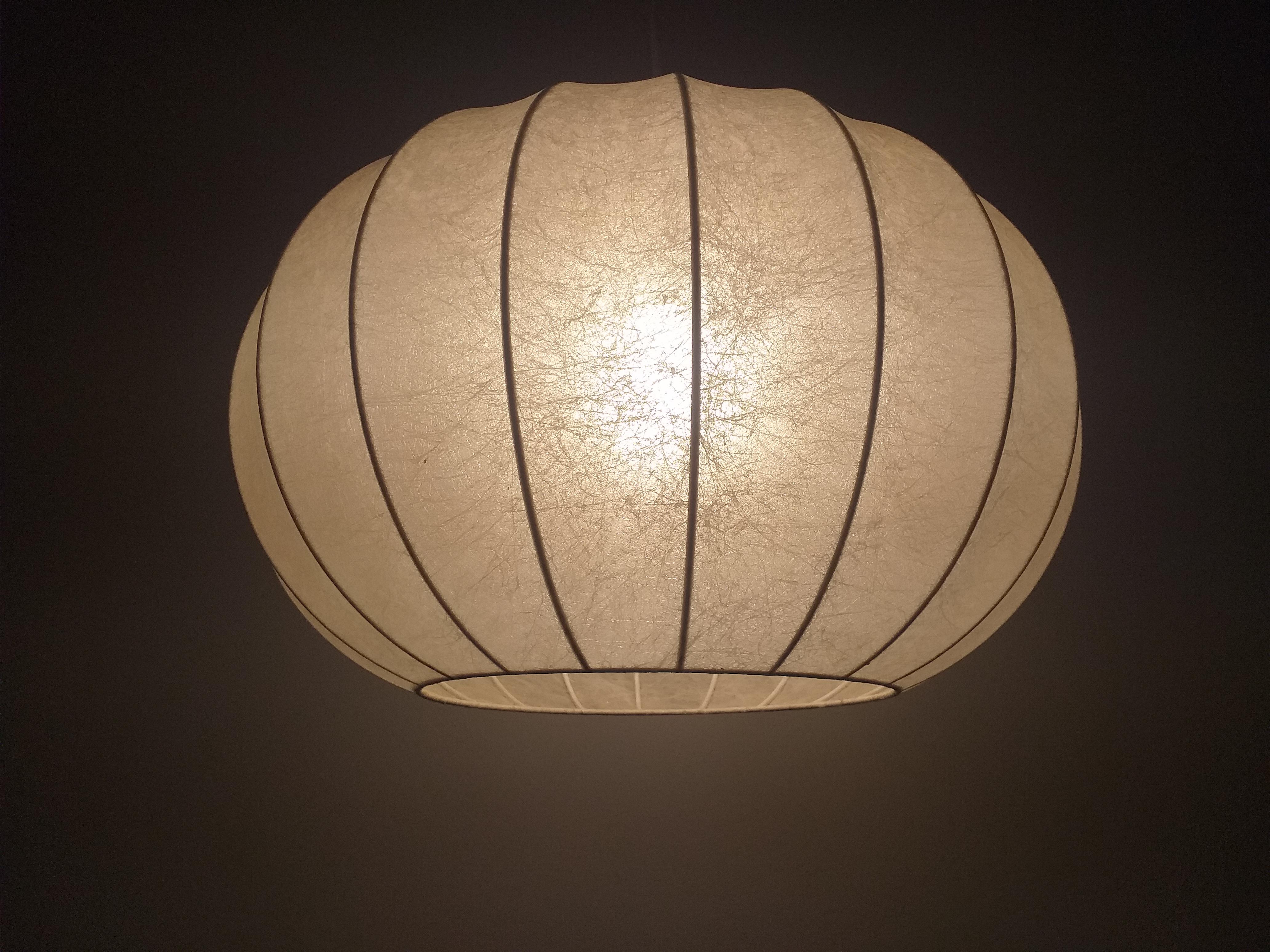 Midcentury Pendant Cocoon Designed by Achille Castiglioni, Italy, 1960s In Good Condition In Praha, CZ
