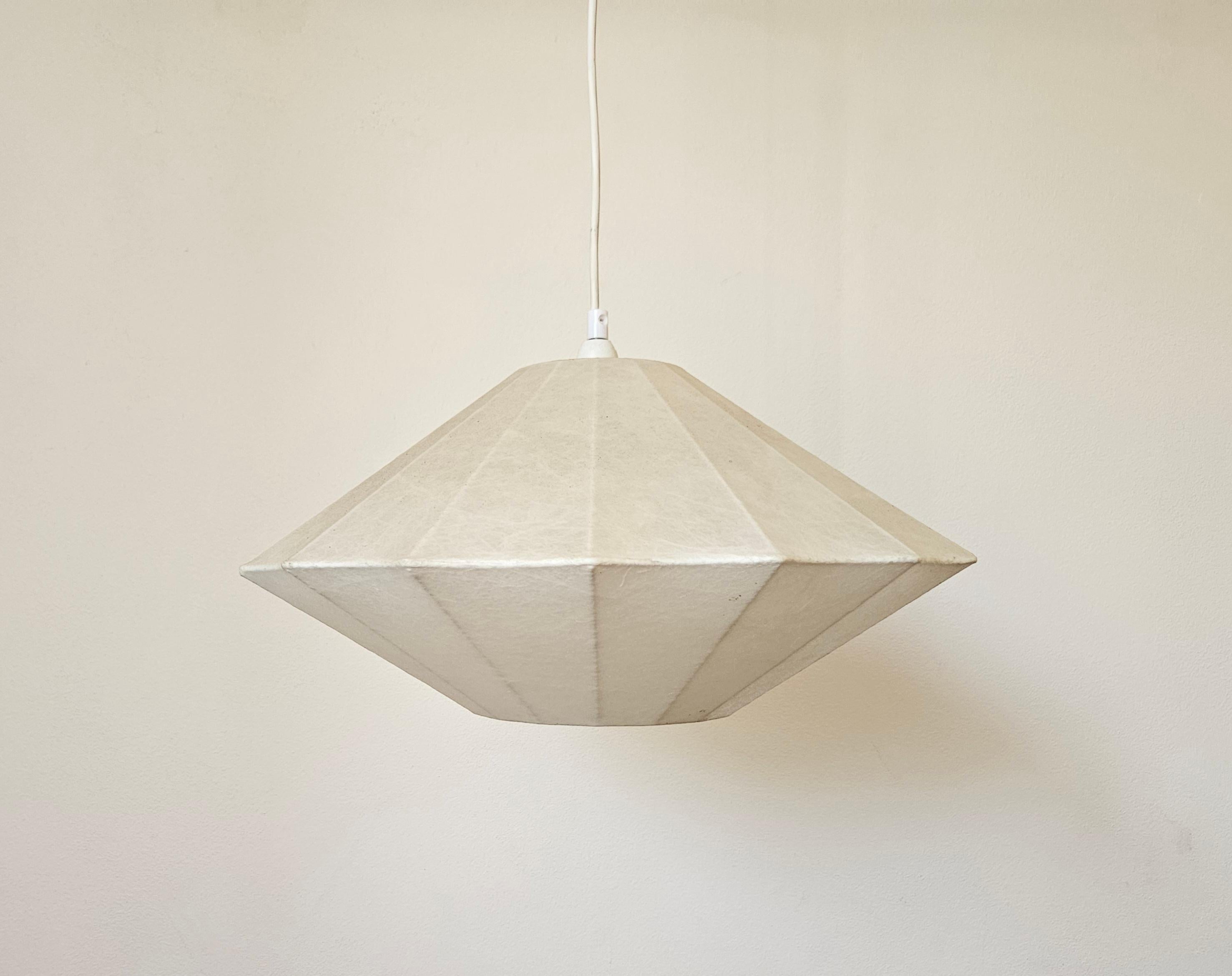 Midcentury Pendant Cocoon Designed by Achille Castiglioni, Italy, 1960s Metal en venta