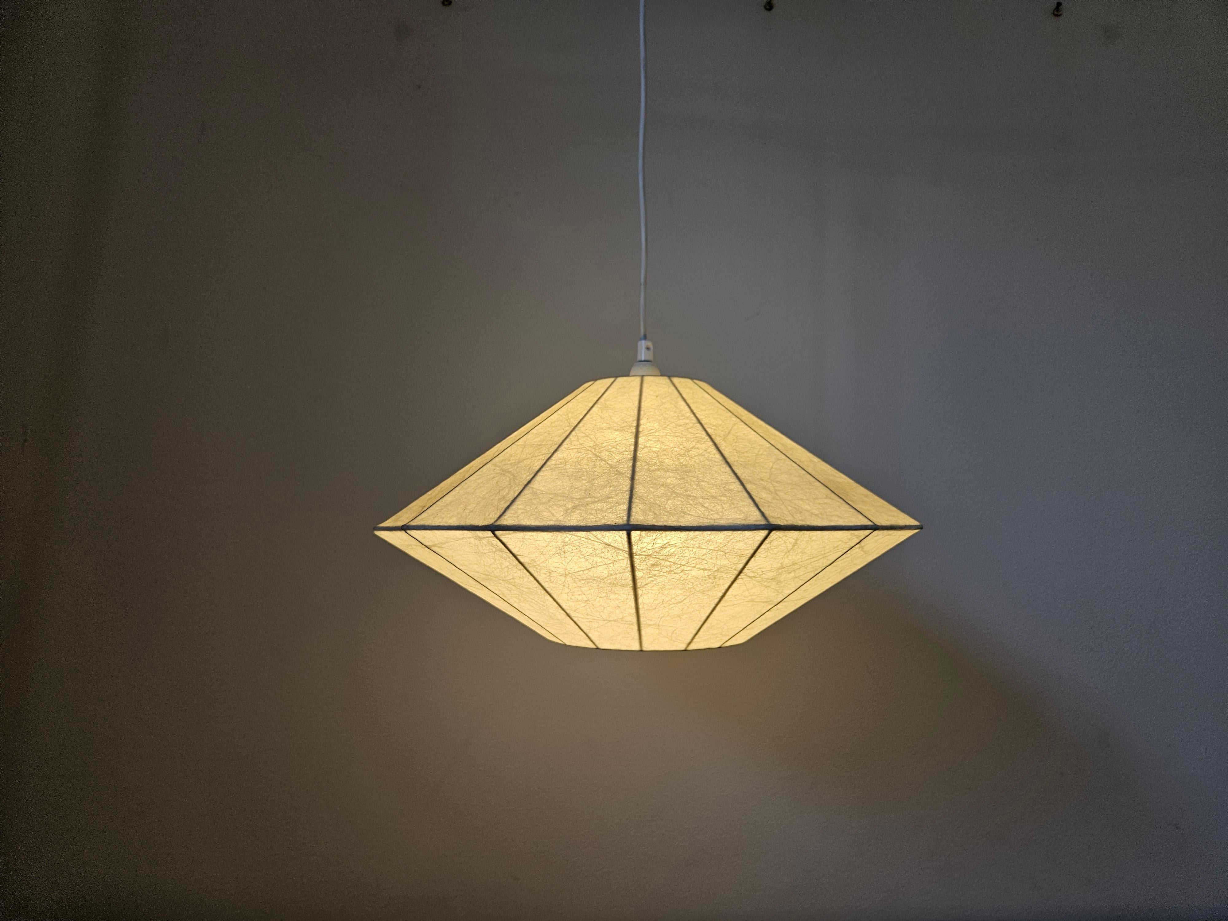 Midcentury Pendant Cocoon Designed by Achille Castiglioni, Italy, 1960s en venta 2