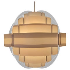 Midcentury Pendant Designed by Preben Jacobsen & Flemming Brylle, Denmark, 1970s