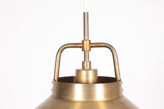 Midcentury Pendant in Brass by Frits Schlegel, Danish Design, 1960s