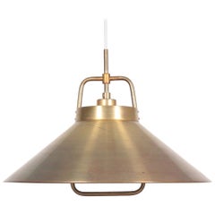 Midcentury Pendant in Brass by Frits Schlegel, Danish Design, 1960s