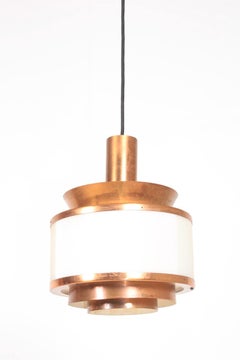 Midcentury Pendant in Copper, Made in Denmark