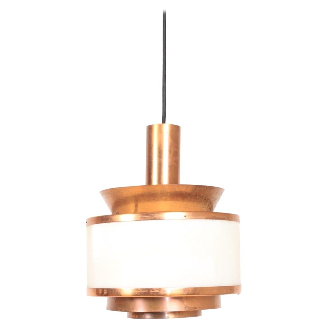 Midcentury Pendant in Copper, Made in Denmark