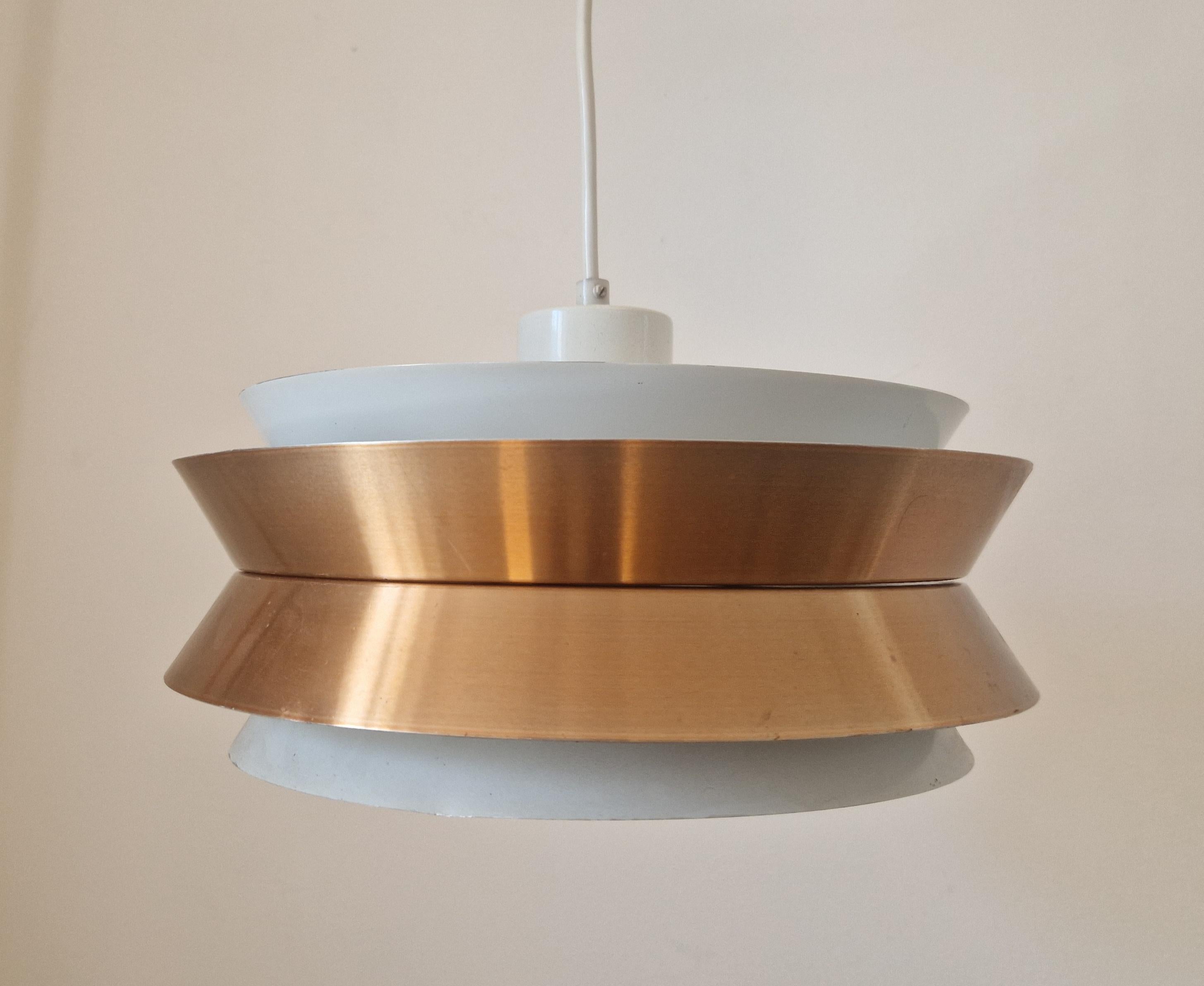 Mid-Century moderno Ciondolo di metà secolo nello stile di Jo Hammerborg, Danimarca, anni '70 in vendita