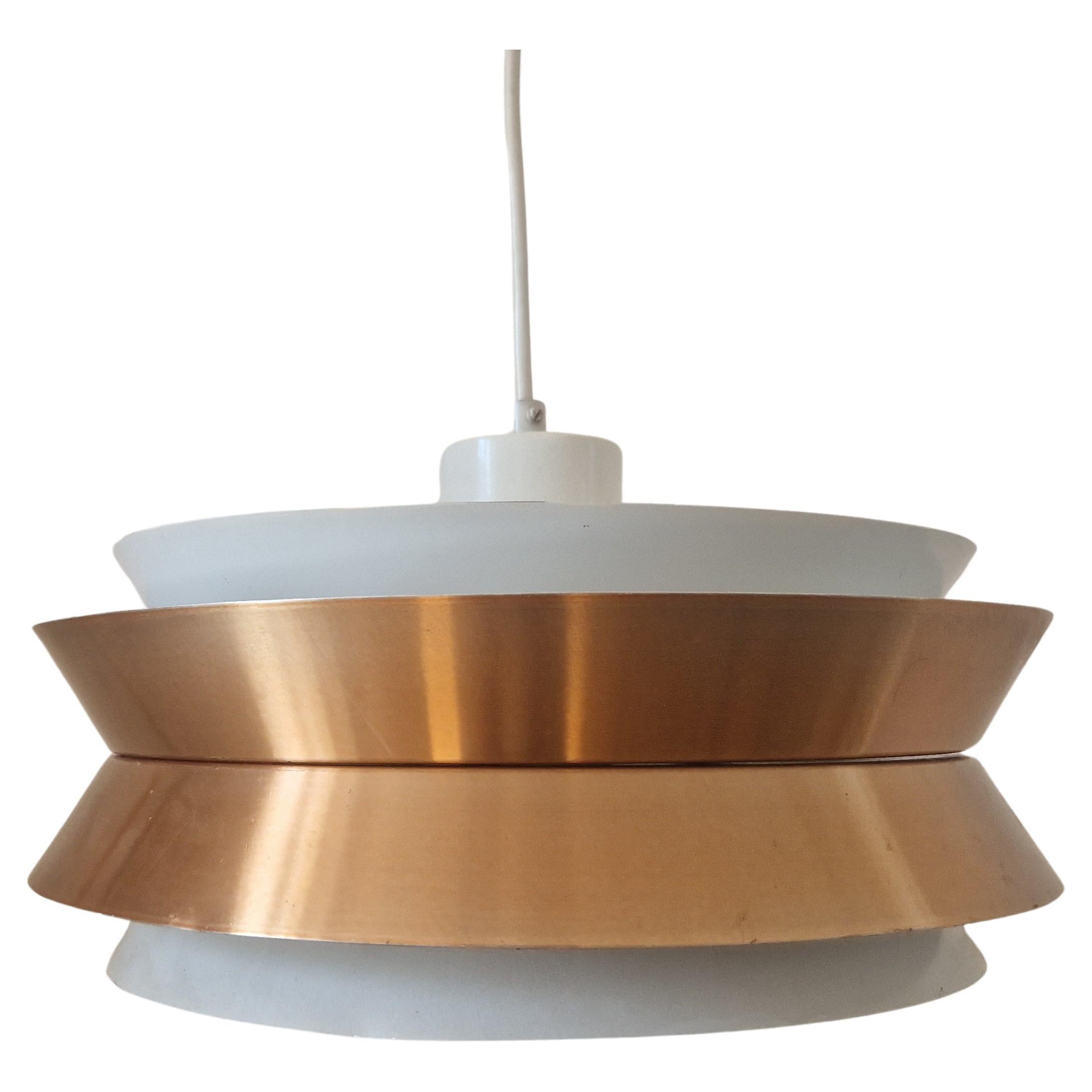 Mid-Century-Pendelleuchte im Stil von Jo Hammerborg, Dänemark, 1970er Jahre