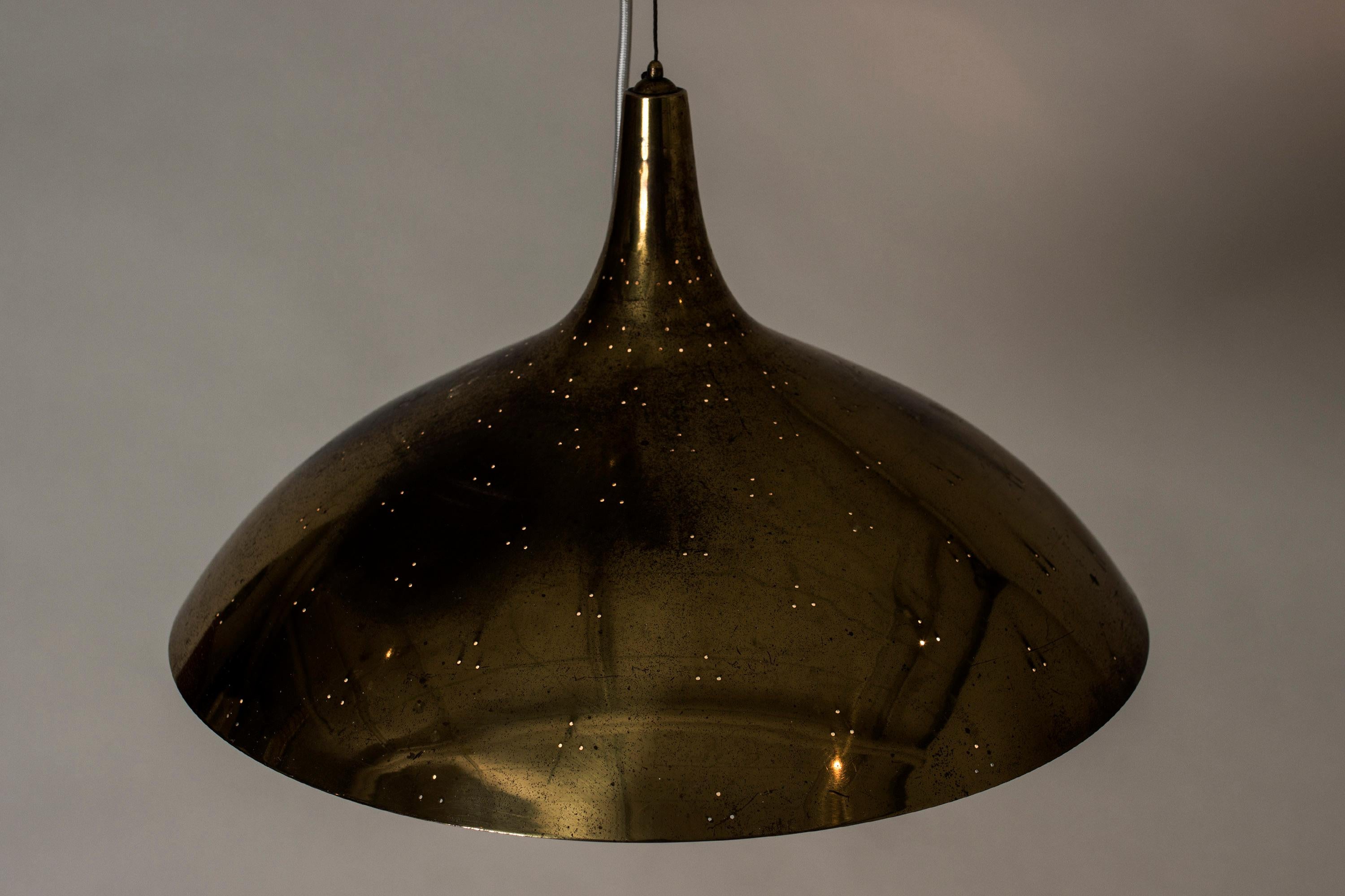 Midcentury Pendant Lamp by Paavo Tynell for Taito Oy, Finland, 1950s 4