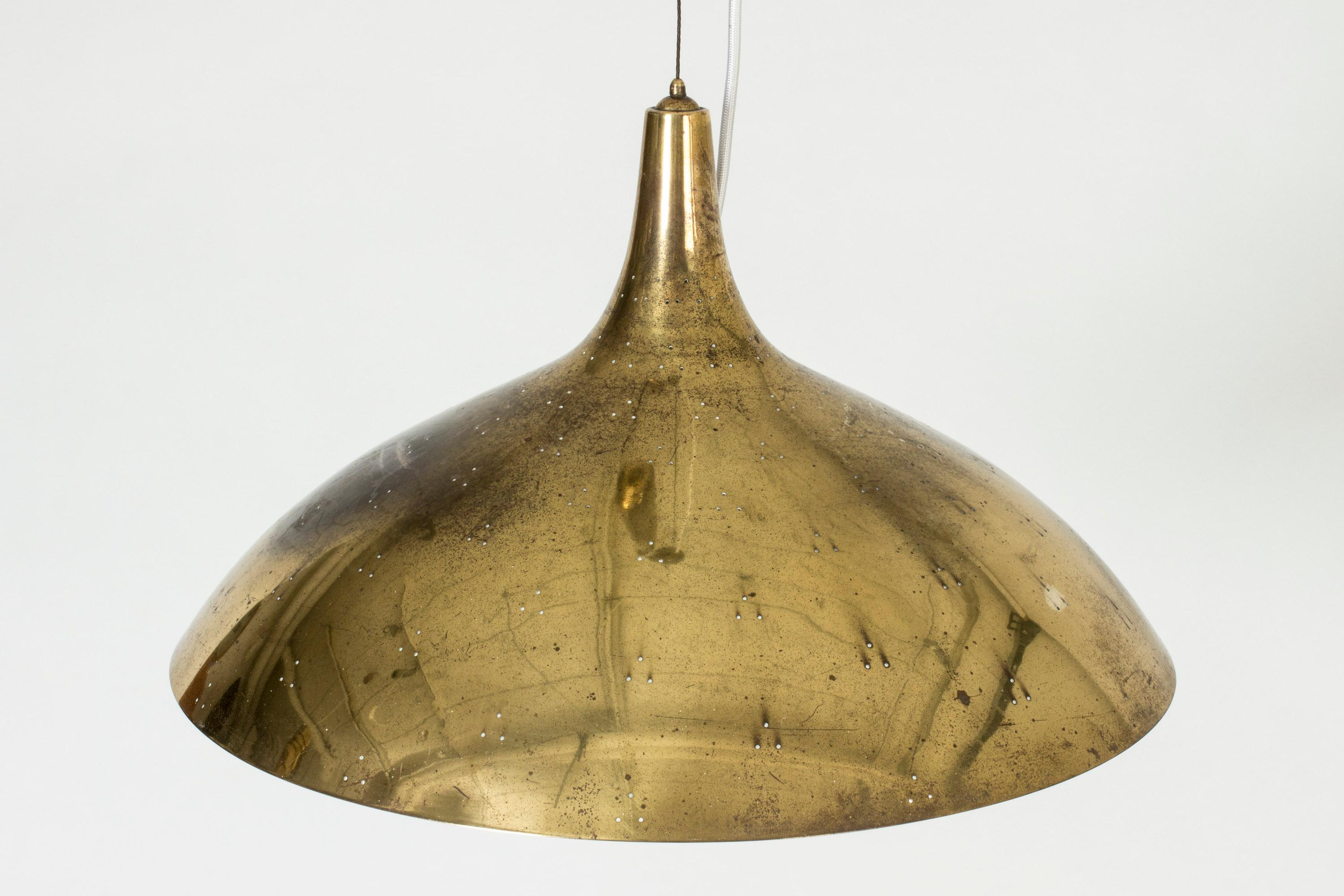 Scandinavian Modern Midcentury Pendant Lamp by Paavo Tynell for Taito Oy, Finland, 1950s