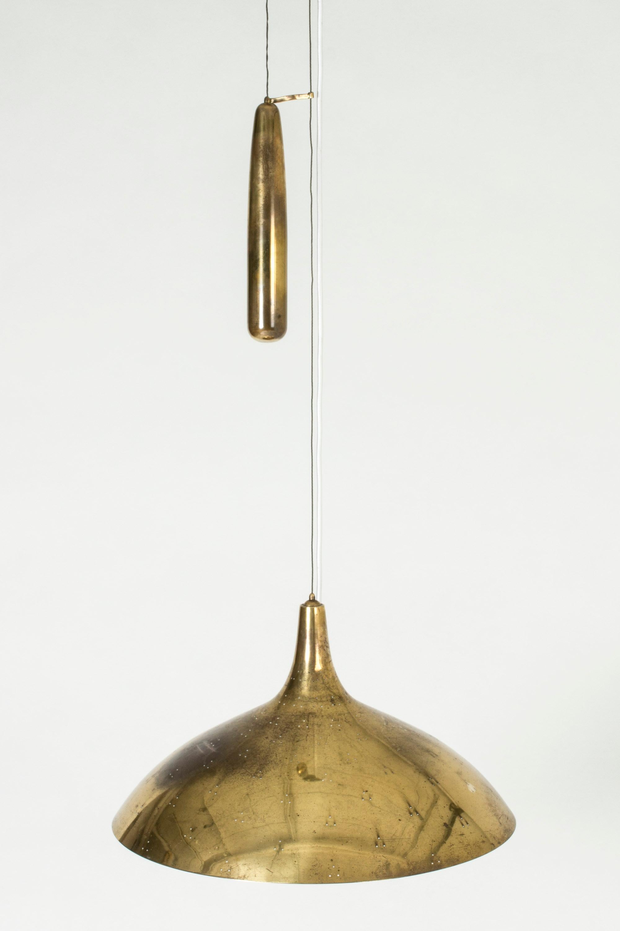 Finnish Midcentury Pendant Lamp by Paavo Tynell for Taito Oy, Finland, 1950s