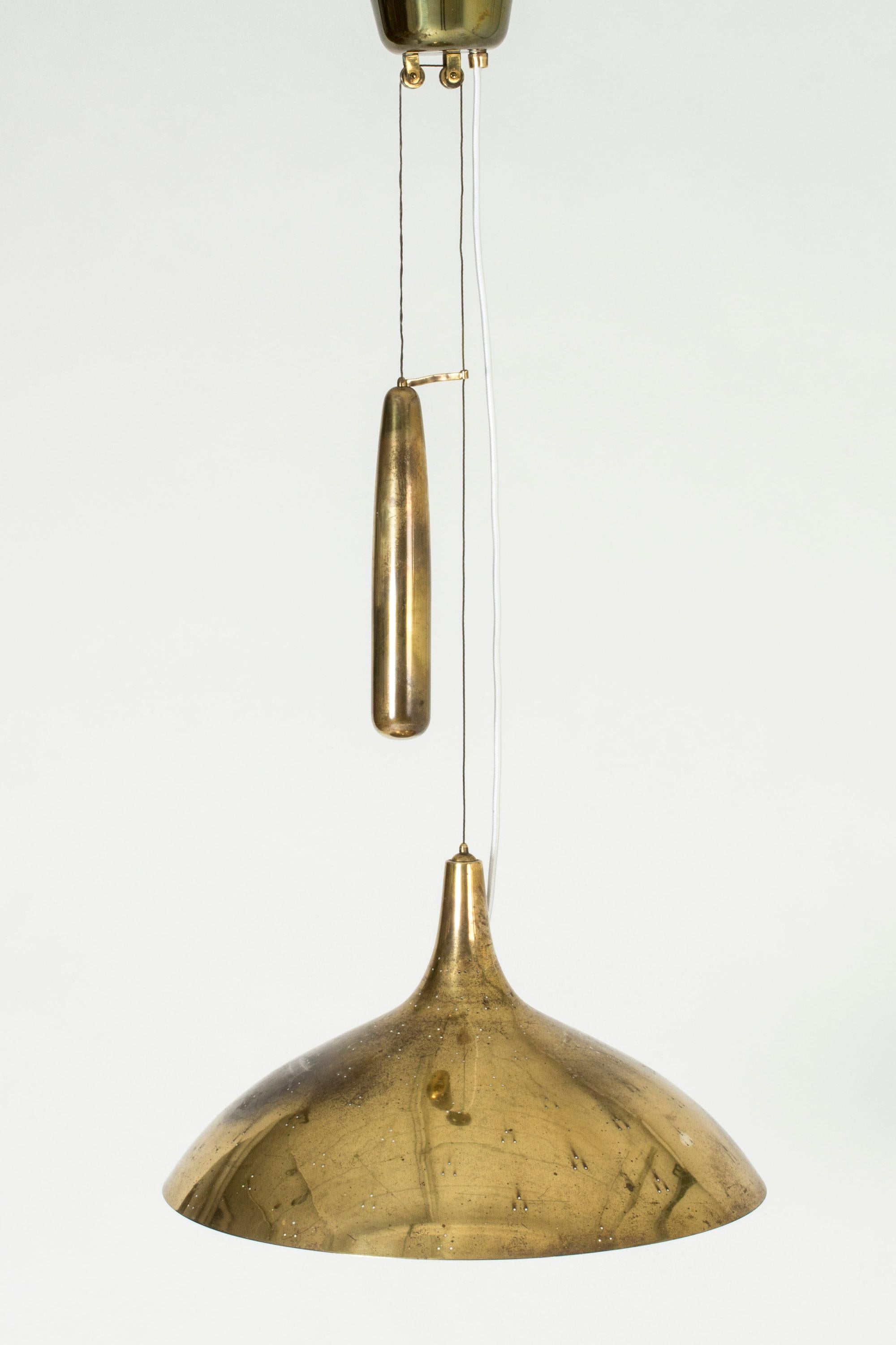 Midcentury Pendant Lamp by Paavo Tynell for Taito Oy, Finland, 1950s In Good Condition In Stockholm, SE