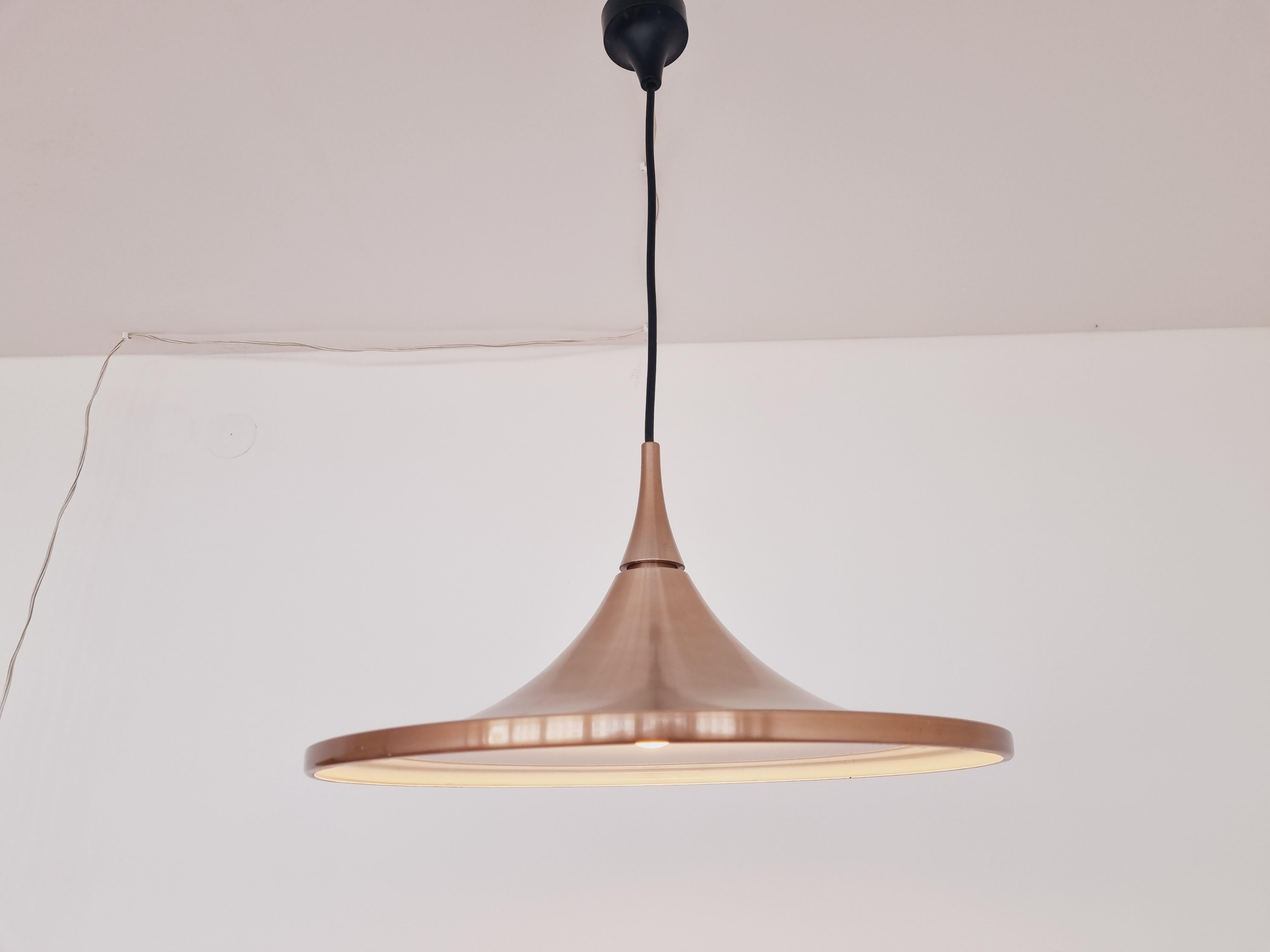 German Midcentury Pendant Lamp by Rolf Krüger for Staff Leuchten, 1960s For Sale