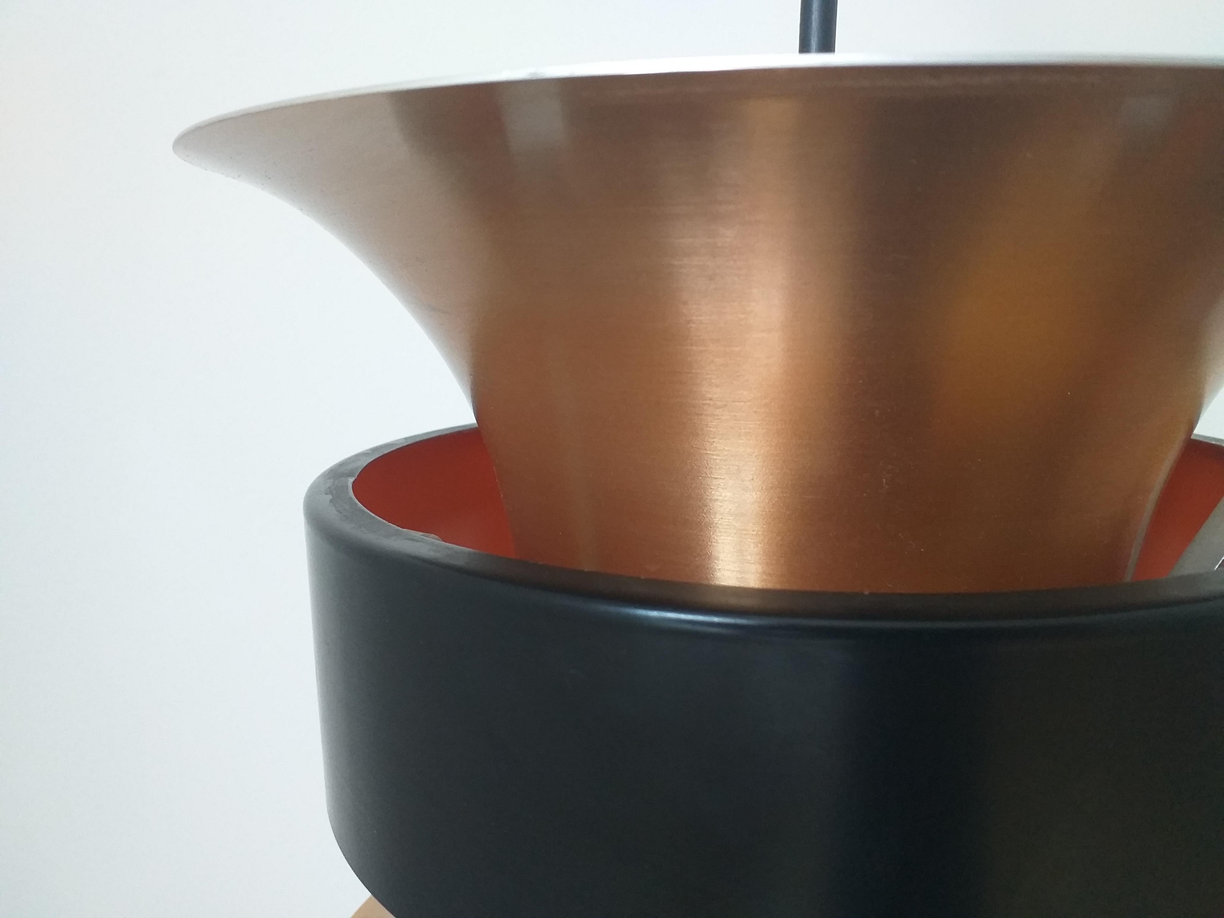 Mid-Century Modern Midcentury Pendant Light Designed by Carl Thore, 1970s For Sale