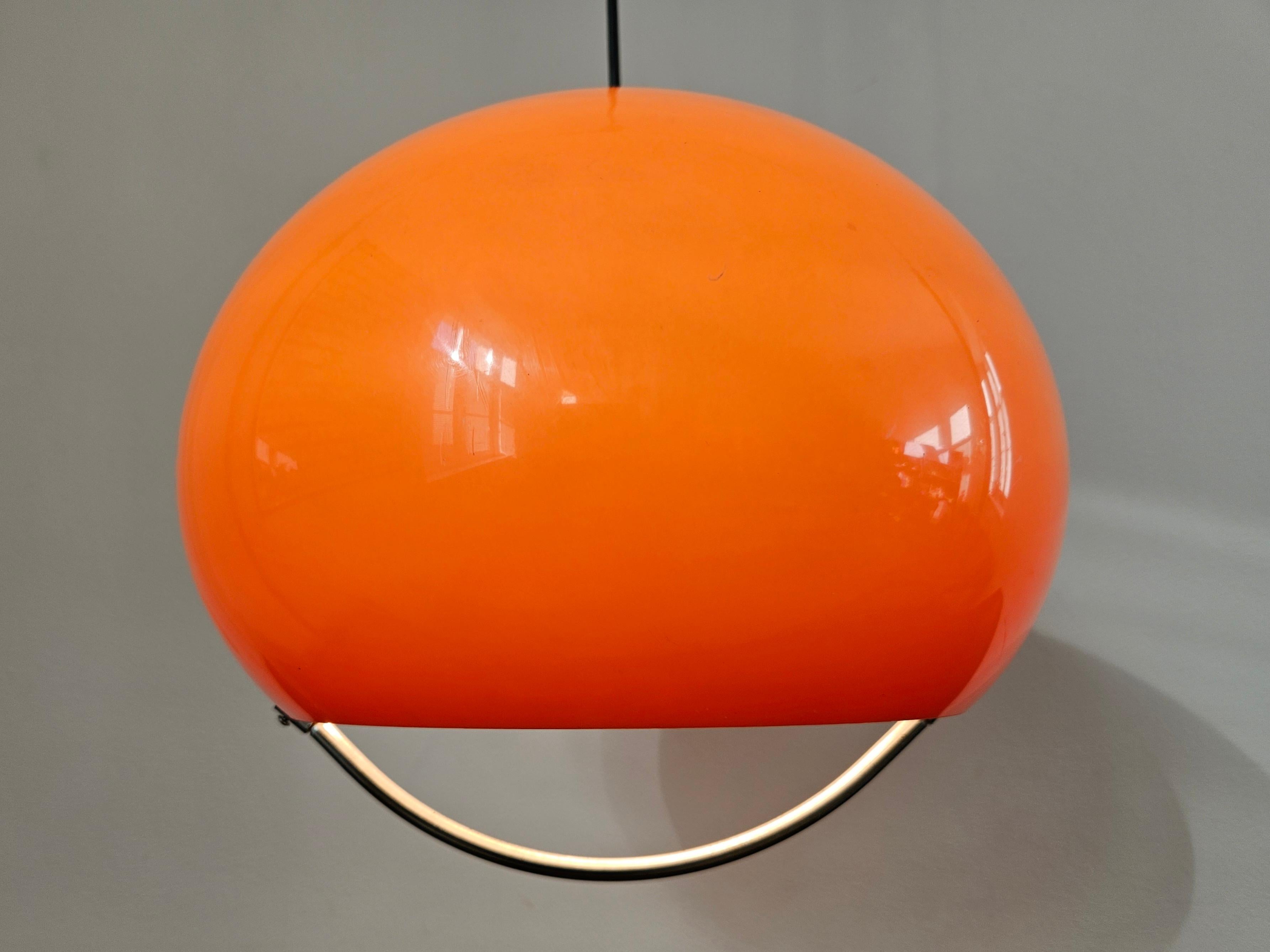 Midcentury Pendelleuchte Meblo, Harvey Guzzini, Space Age, Italien, 1970er Jahre im Angebot 6