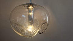 Mid-Century-Pendelleuchte „Wave“ von Koch und Lowy für Peill & Putzler, 1960er Jahre