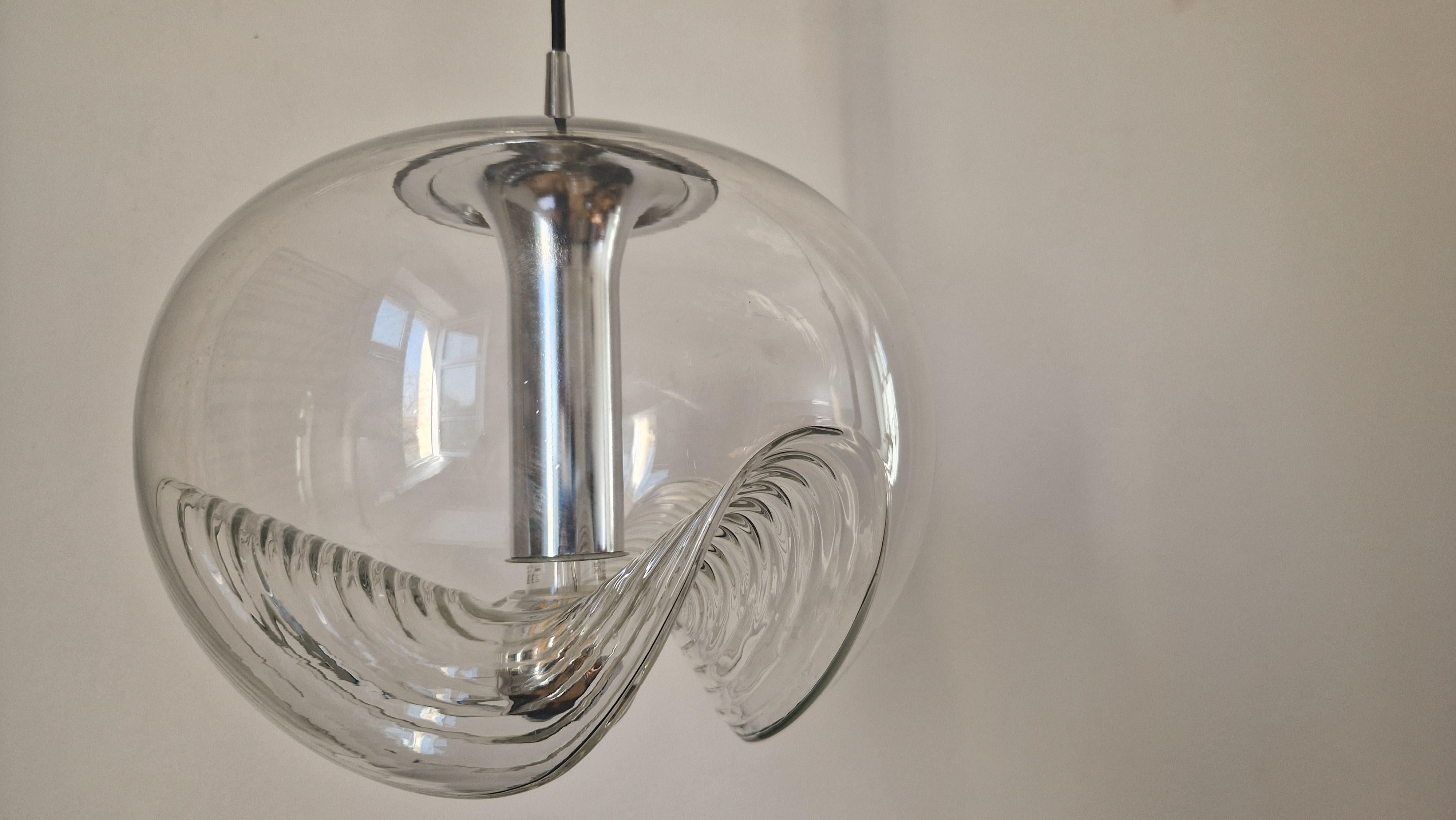 Glass Midcentury Pendant 