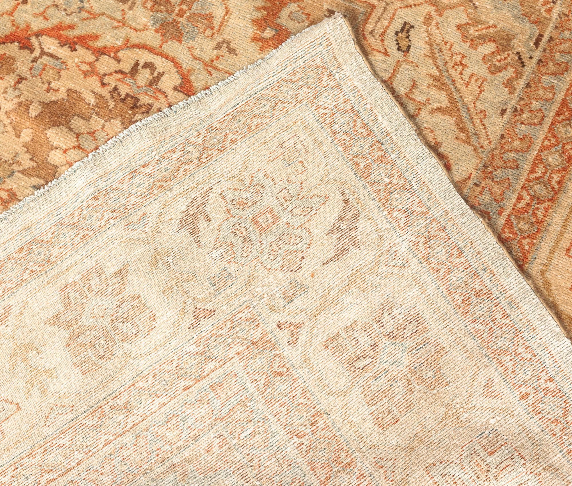 Tapis persan Sultanabad Botanic fait à la main Doris Leslie Blau, milieu du siècle dernier en vente 2