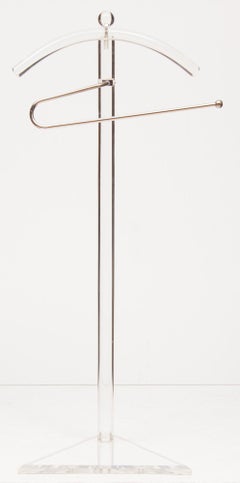 Midcentury Perspex and Chrome Vanity Valet from Metz Department Store