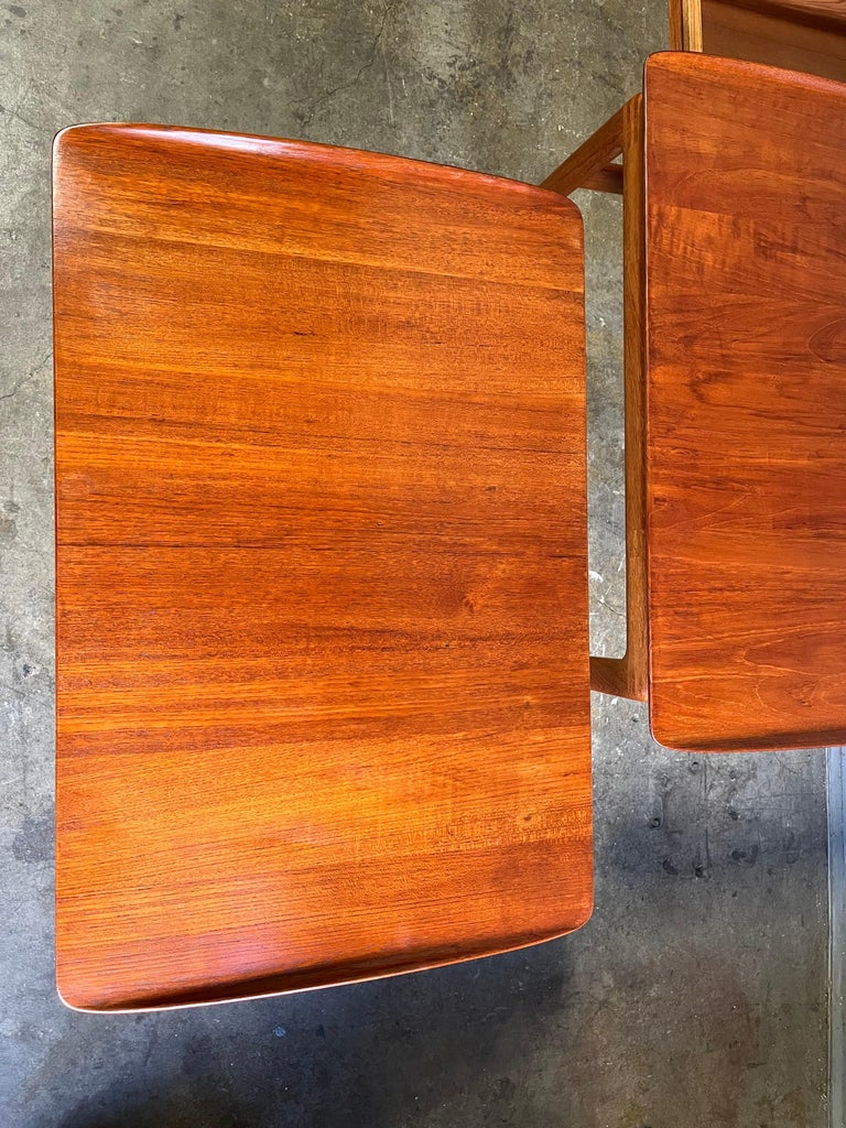 Pair of Midcentury Peter Hvidt and Orla MølgaardNielsen Tables For