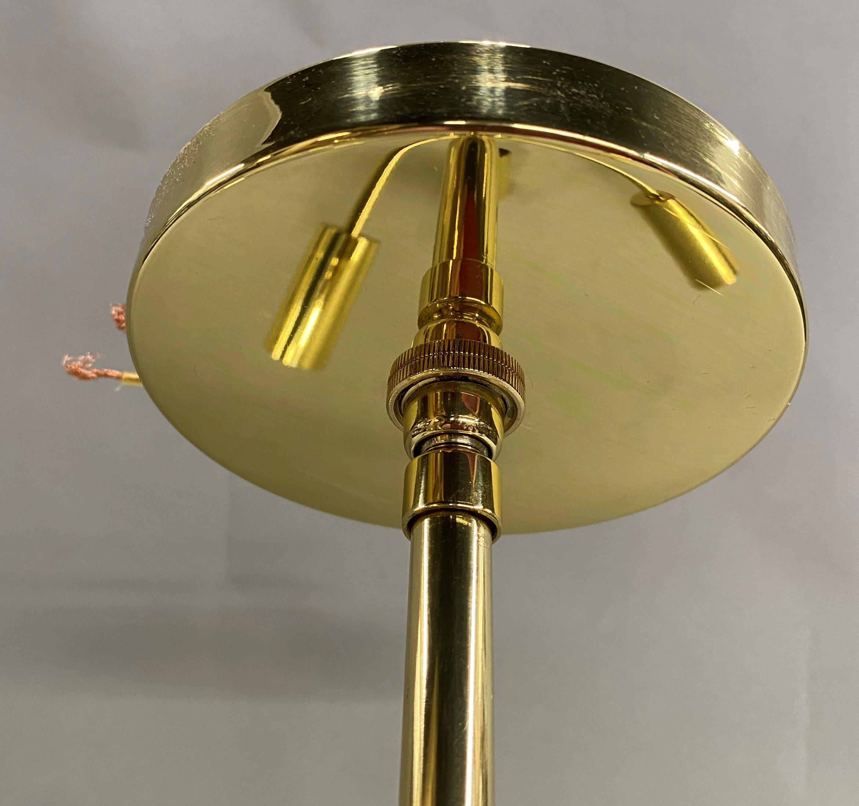 Mid-Century Petite 12-Light Sputnik Brass Chandelier, circa 1960’s For Sale 1