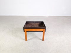 Midcentury Pflanzkübel Pflanzbehälter teak Blumentopf Pflanzer