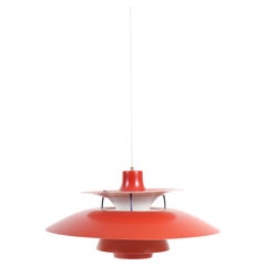 Colgante de mediados de siglo "PH5" de Poul Henningsen, diseño danés, años 50