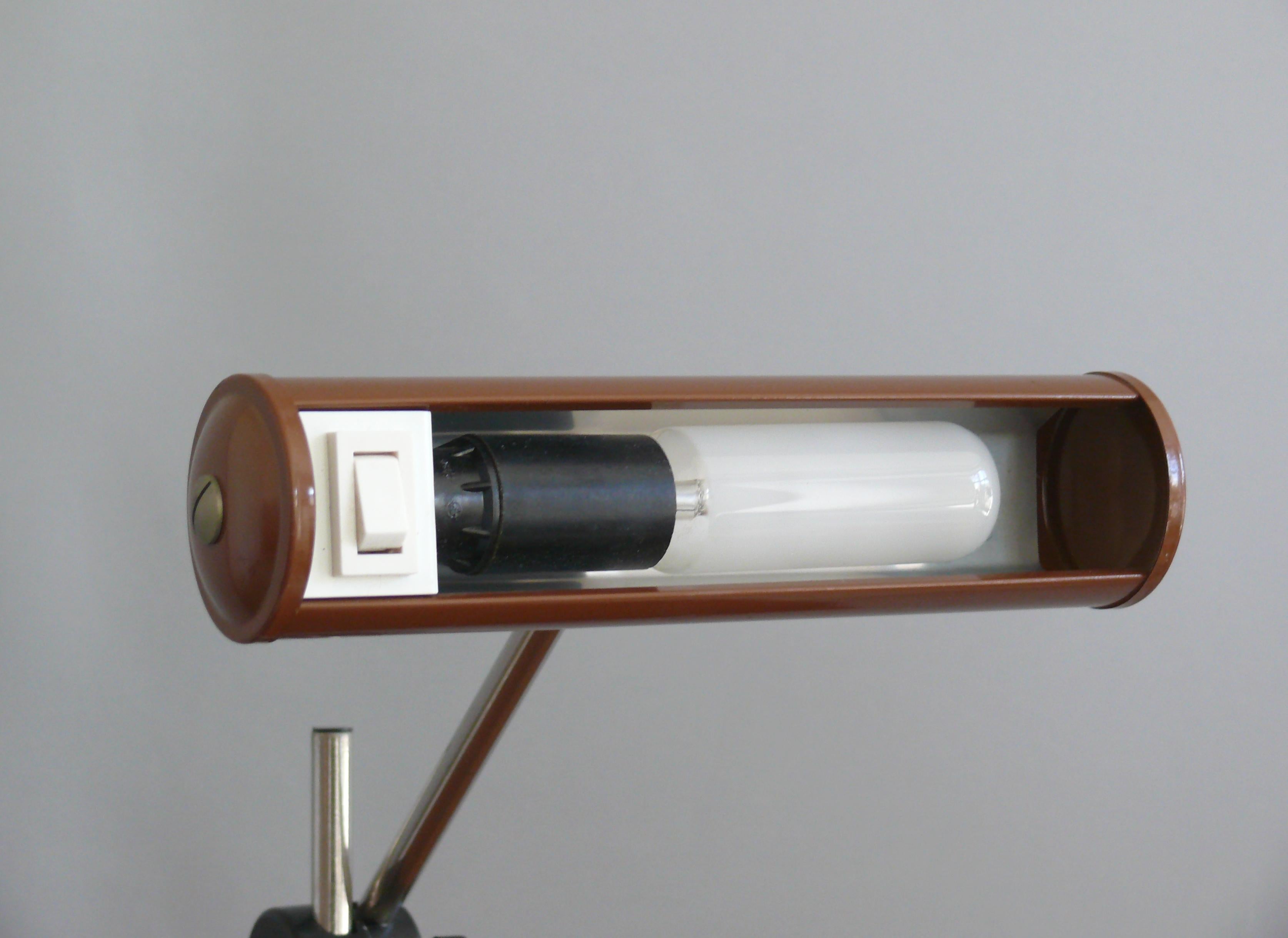 Metal Midcentury Piano Lamp, Pfäffle - Germany, 1960s For Sale