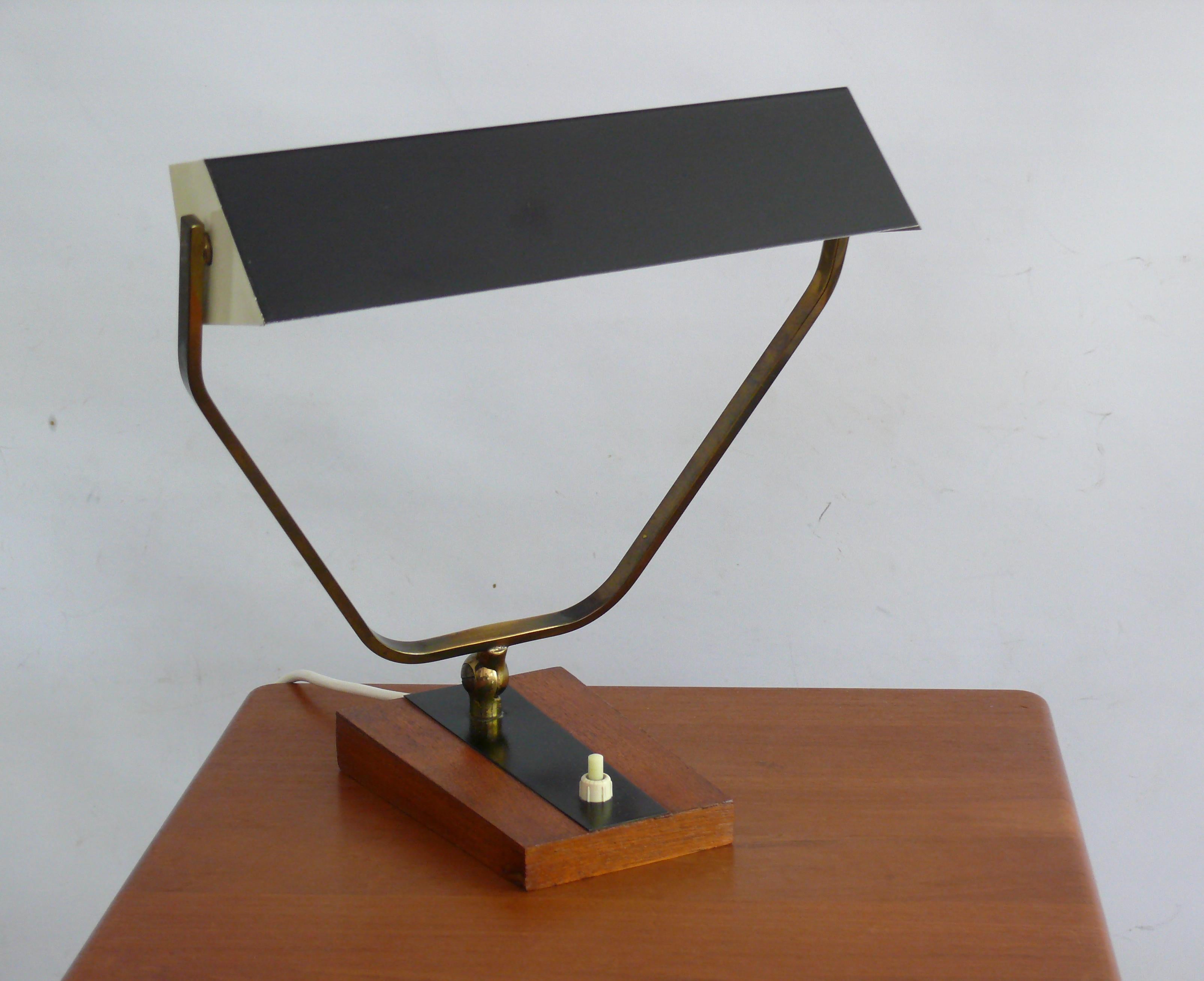 Klavierleuchte / Tischleuchte, hergestellt von Kaiser Leuchten, 1960er Jahre (Metall) im Angebot
