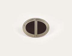 Midcentury Picture Frame in Steel Attributed to Christian Dior, Italy 1970s