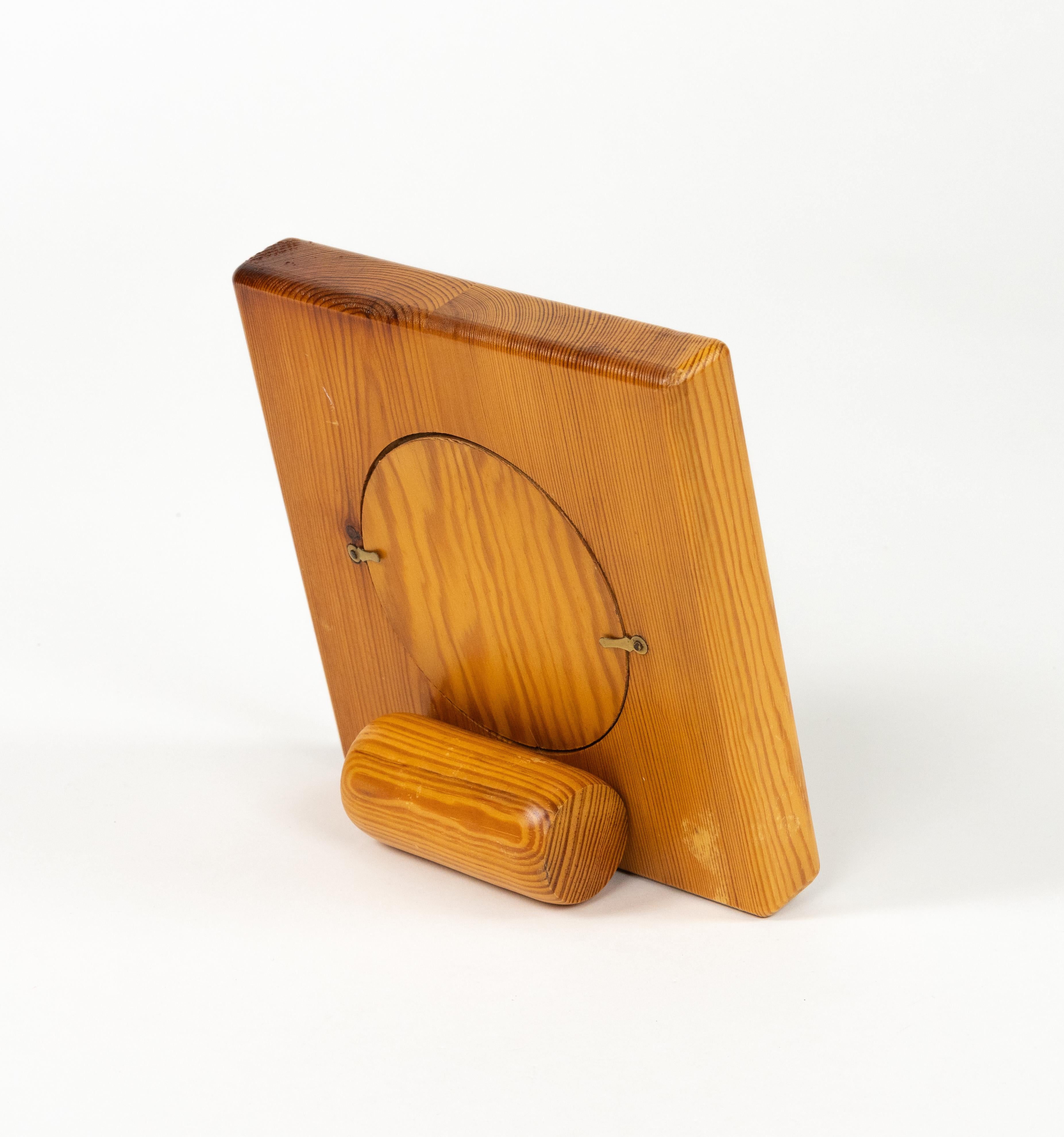 Bilderrahmen aus Holz und Glas aus der Mitte des Jahrhunderts von Alvar Aalto für Artek, Italien 1970er Jahre im Angebot 5