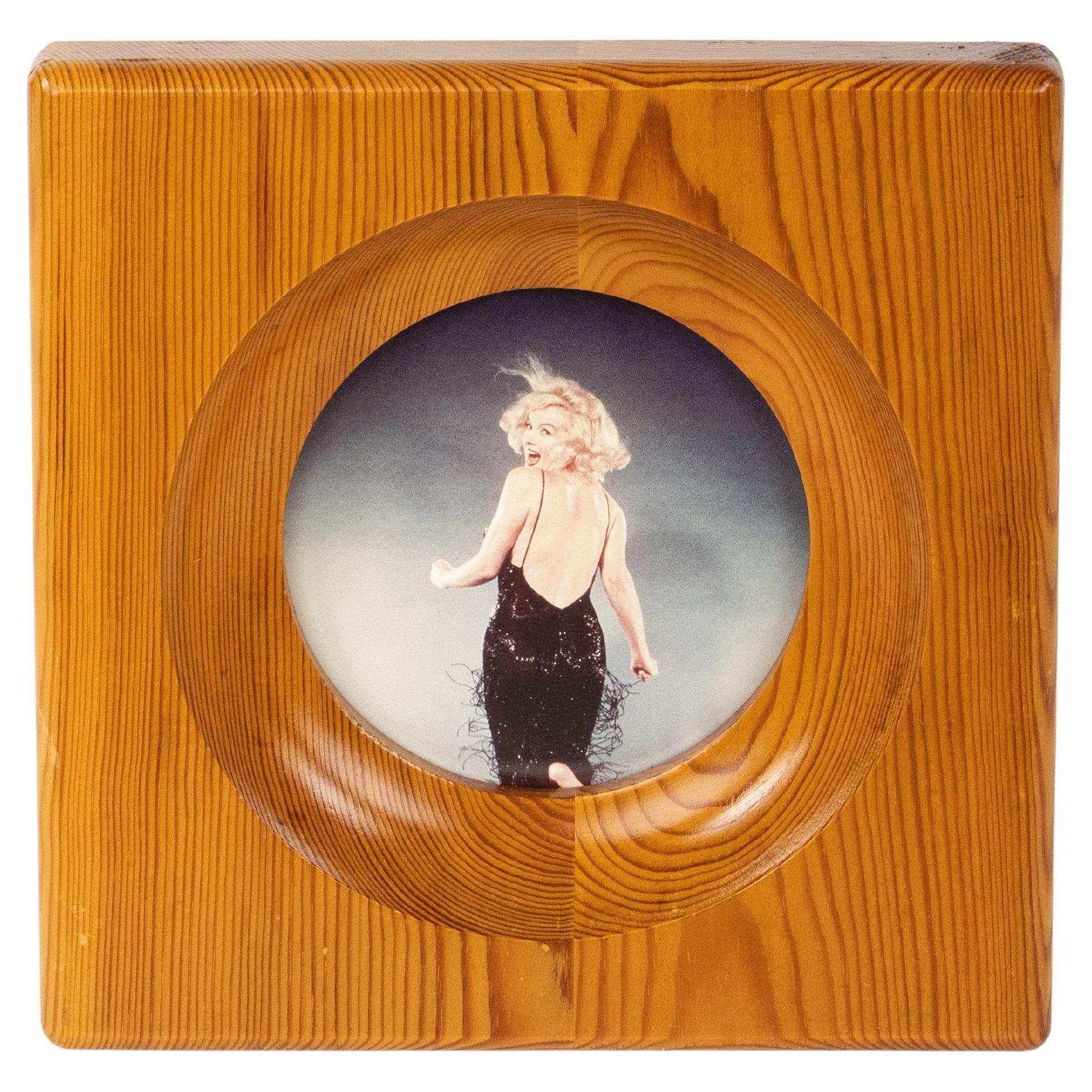Bilderrahmen aus Holz und Glas aus der Mitte des Jahrhunderts von Alvar Aalto für Artek, Italien 1970er Jahre im Angebot