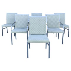 Midcentury Pierre Cardin Chrome Dining Chairs