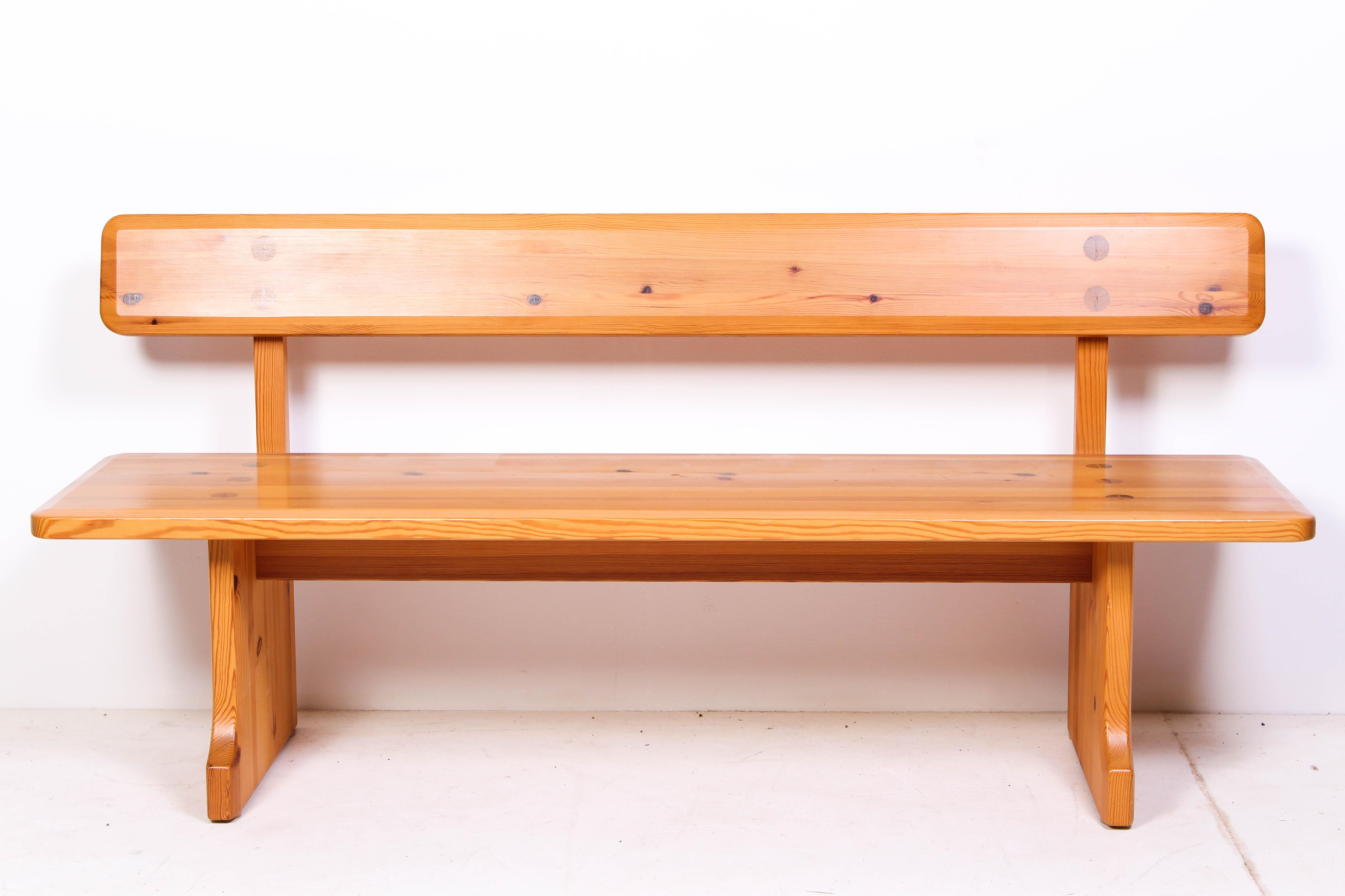 Swedish Midcentury Pine Bench by Karl Andersson and Söner