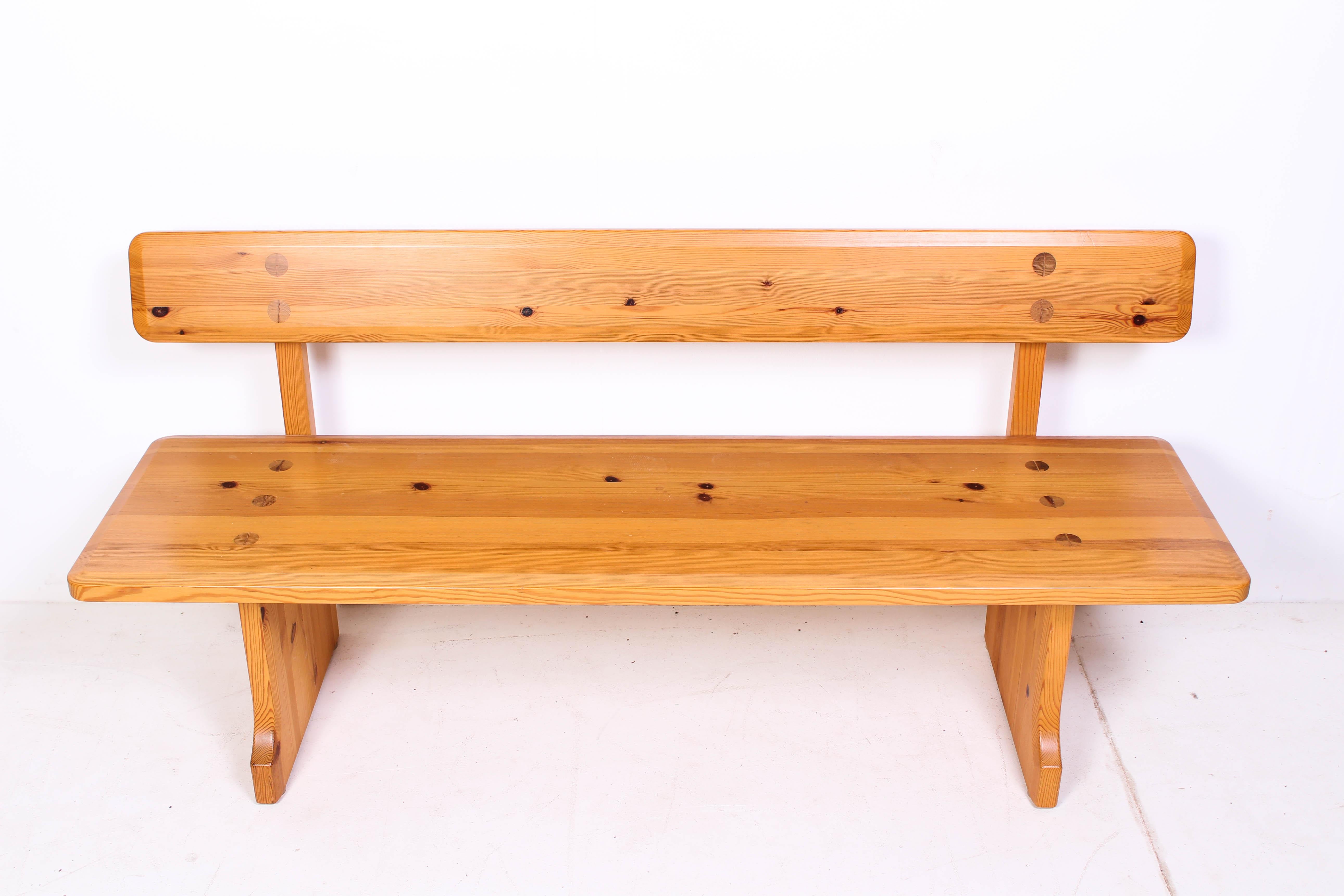 Midcentury Pine Bench by Karl Andersson and Söner In Good Condition In Malmo, SE