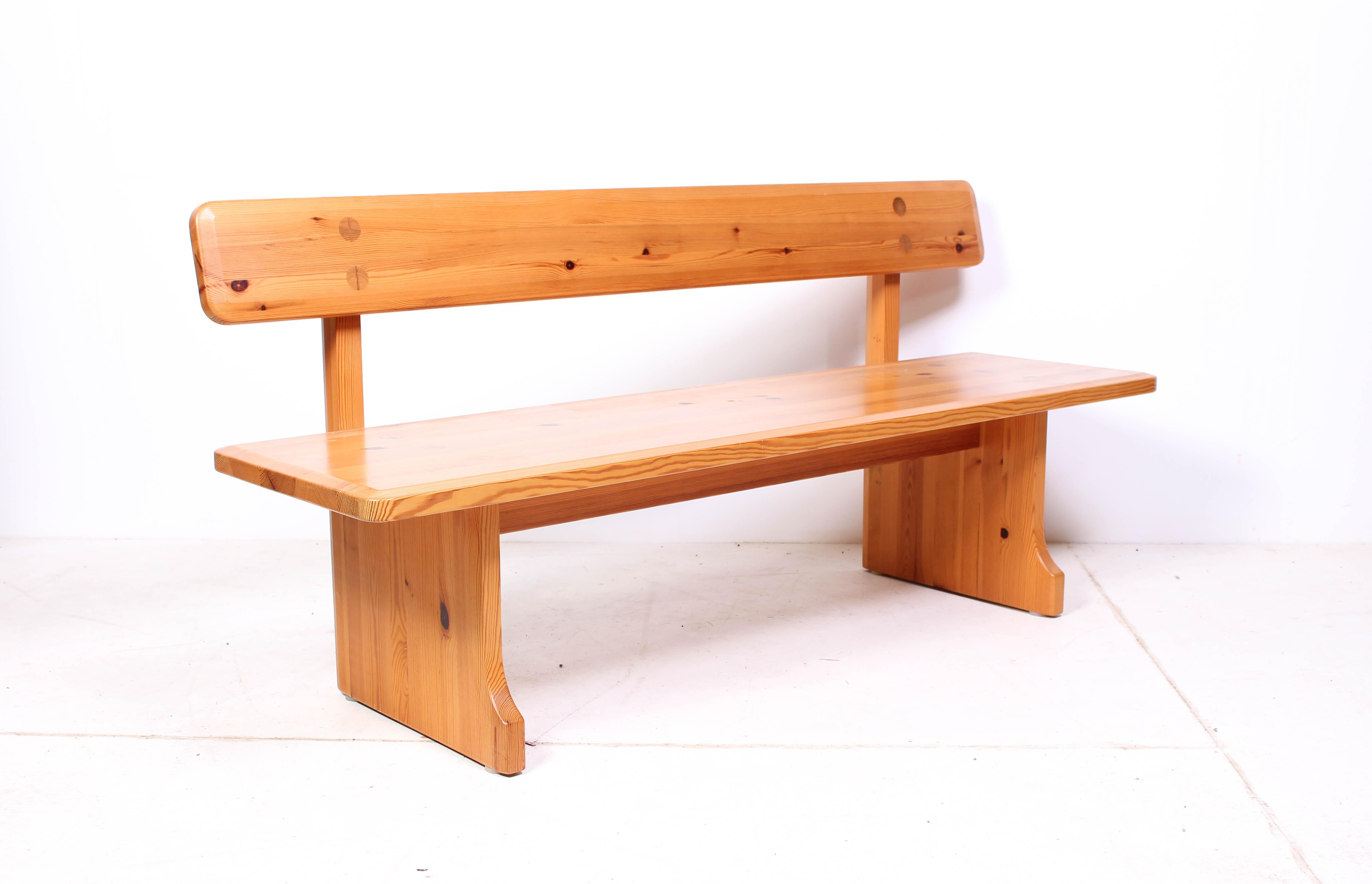 Mid-20th Century Midcentury Pine Bench by Karl Andersson and Söner