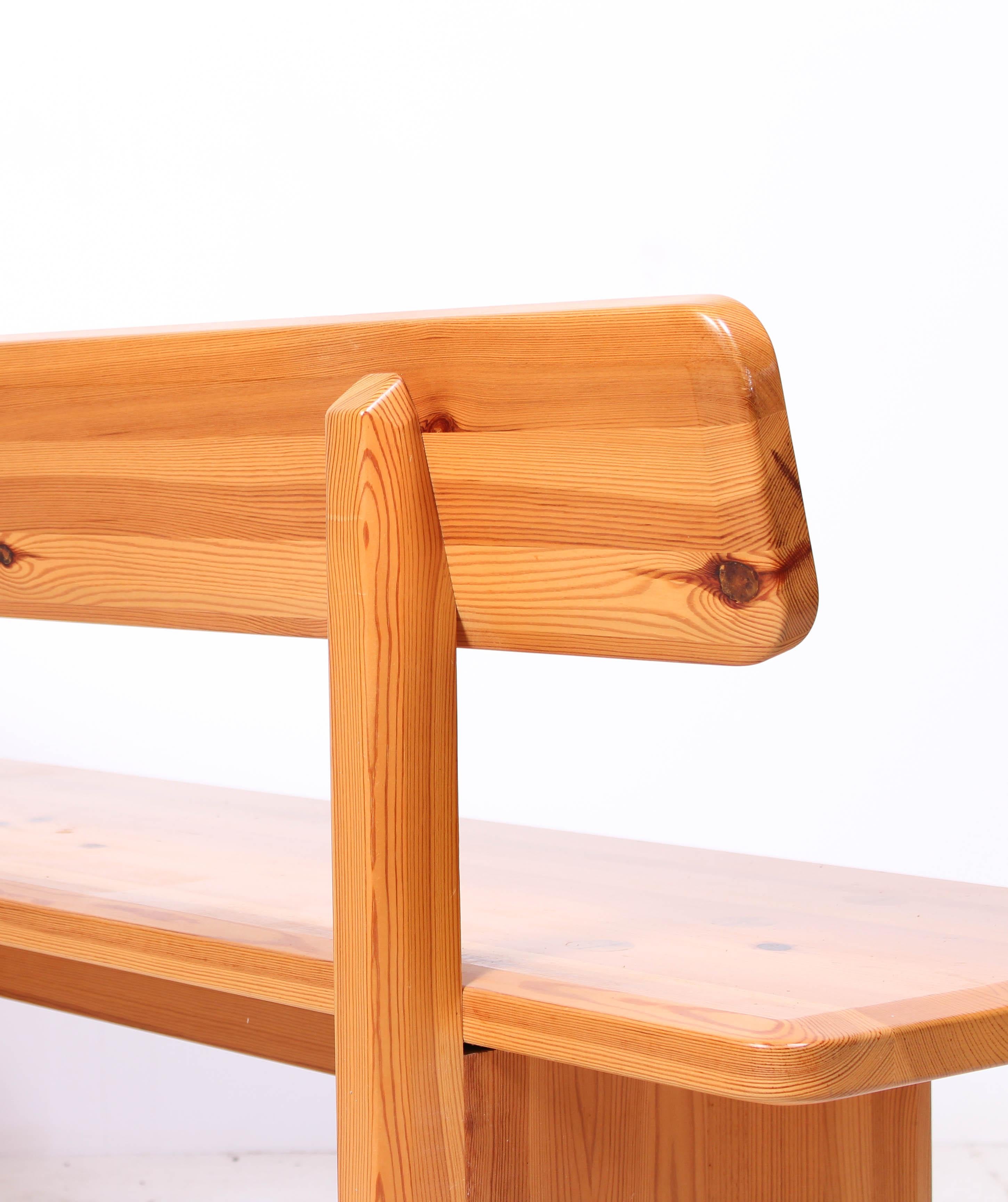 Midcentury Pine Bench by Karl Andersson and Söner 2