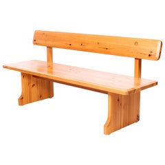 Midcentury Pine Bench by Karl Andersson and Söner
