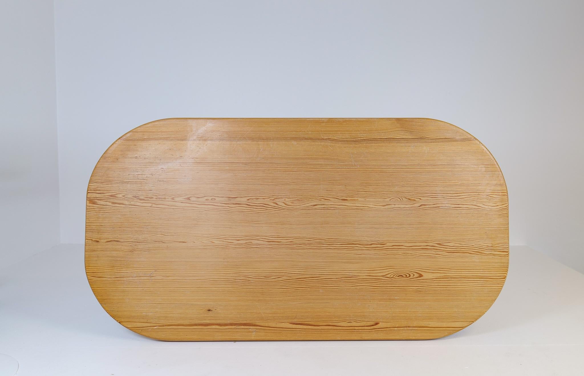 Midcentury Pine Coffee Table by Carl Malmsten, Sweden, 1940s For Sale 6