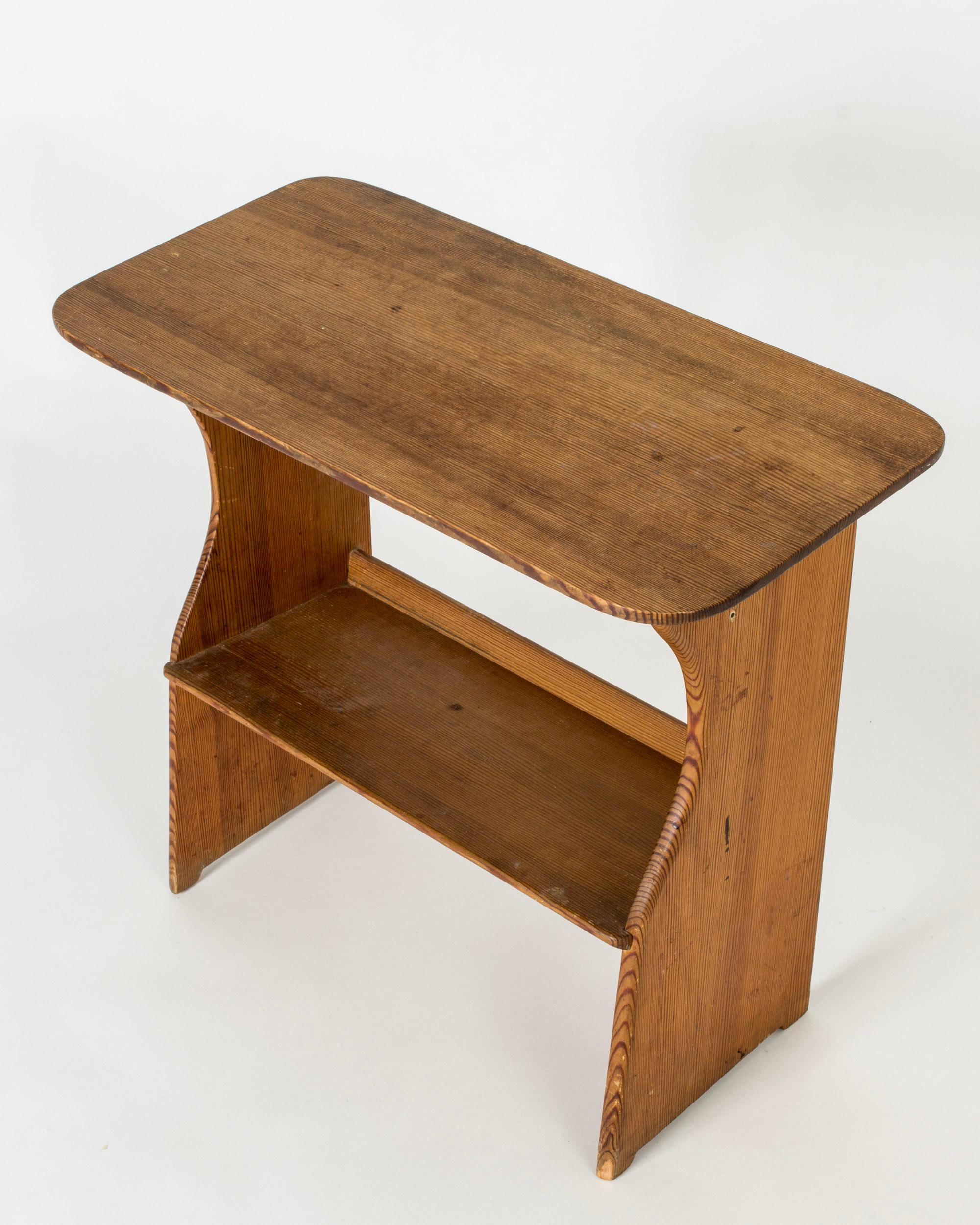 Swedish Midcentury Pine Console by Carl Malmsten, Sweden, 1930s