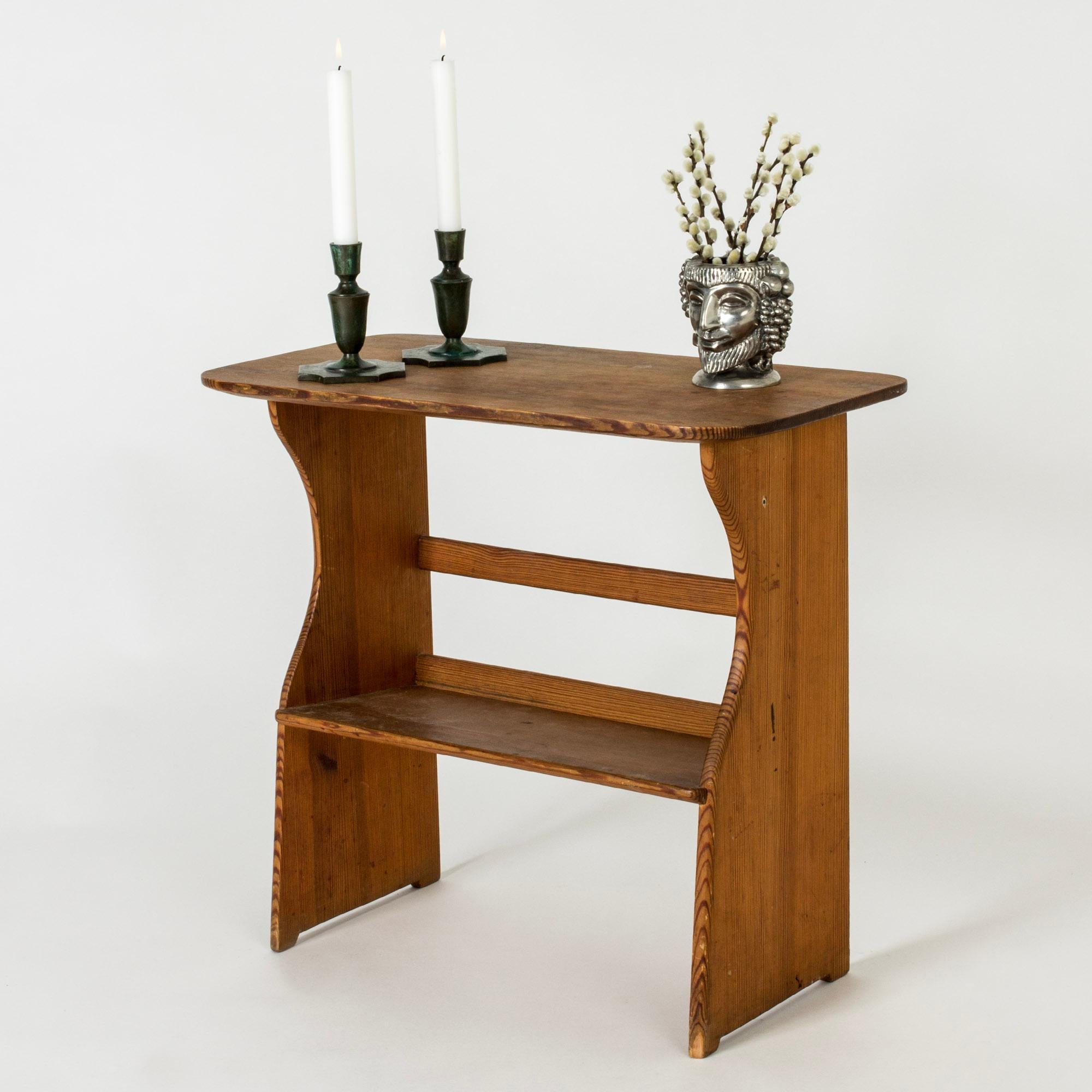Midcentury Pine Console by Carl Malmsten, Sweden, 1930s 1