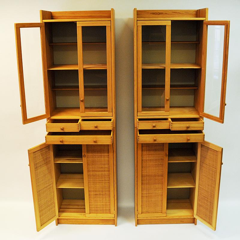 Scandinavian Modern Midcentury Pine Cupboards `Furubo` by Yngve Ekström 1970s, Sweden