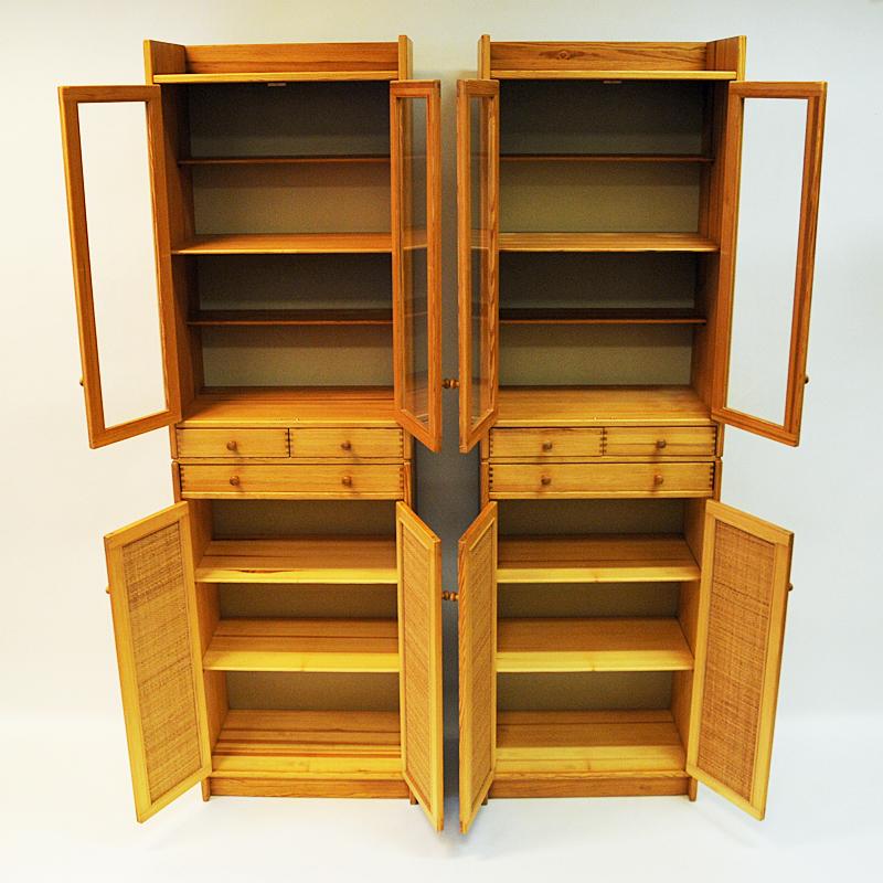 Swedish Midcentury Pine Cupboards `Furubo` by Yngve Ekström 1970s, Sweden