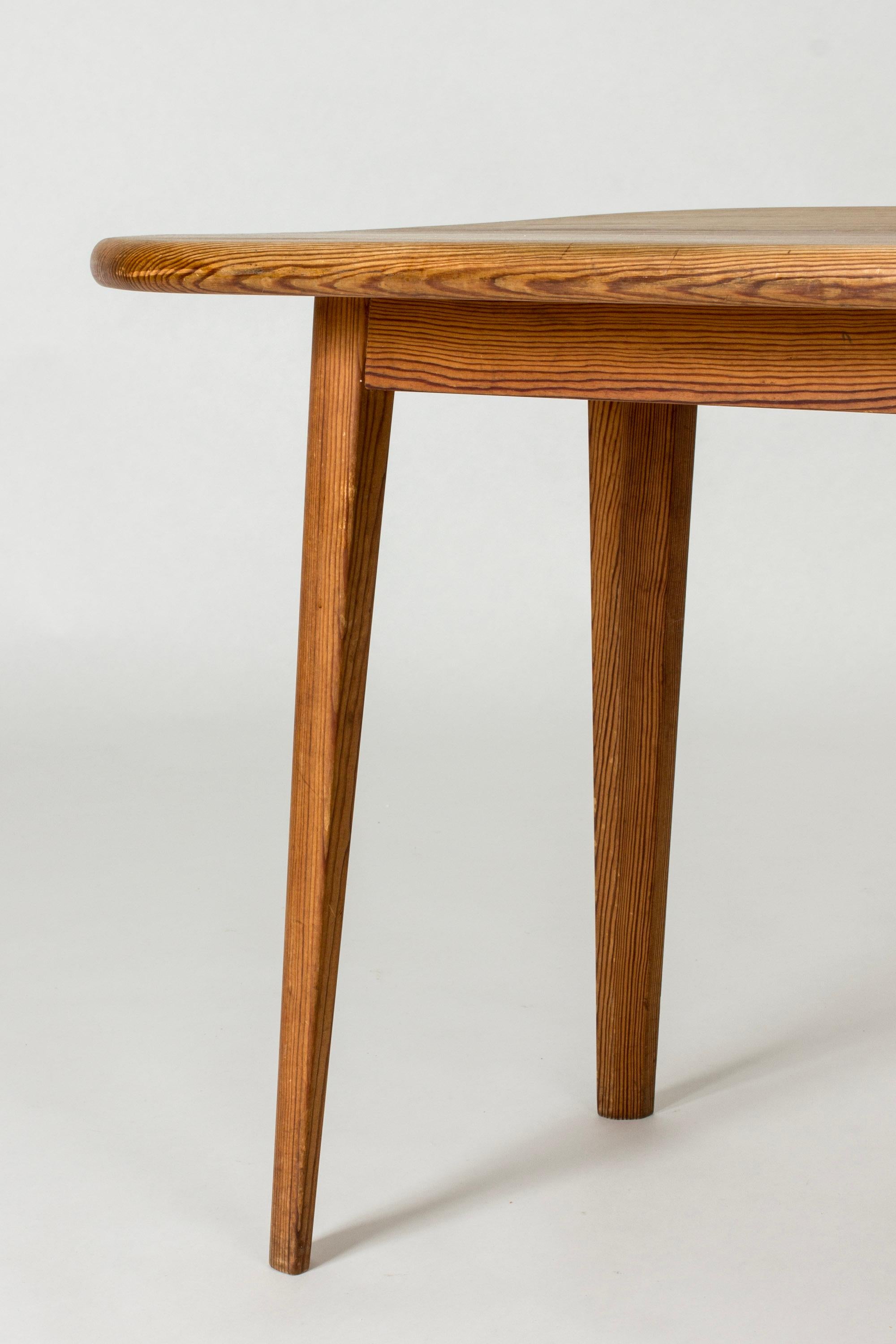 Mid-20th Century Midcentury Pine Occasional Table by Carl Malmsten, Sweden, 1940s For Sale
