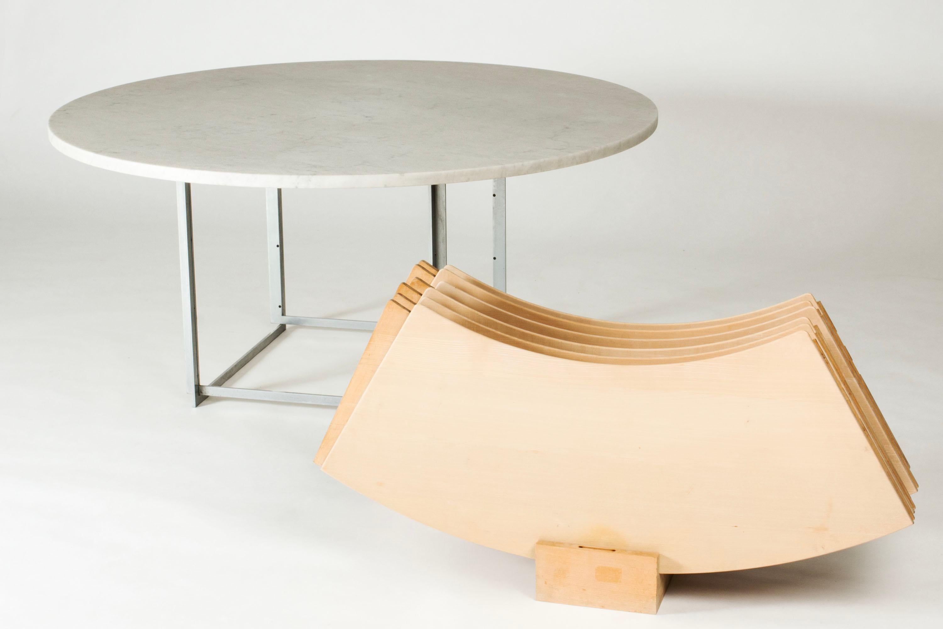 Table de salle à manger PK 54 du milieu du siècle par Poul Kjærholm, E. Kold Christensen, Danemark en vente 4