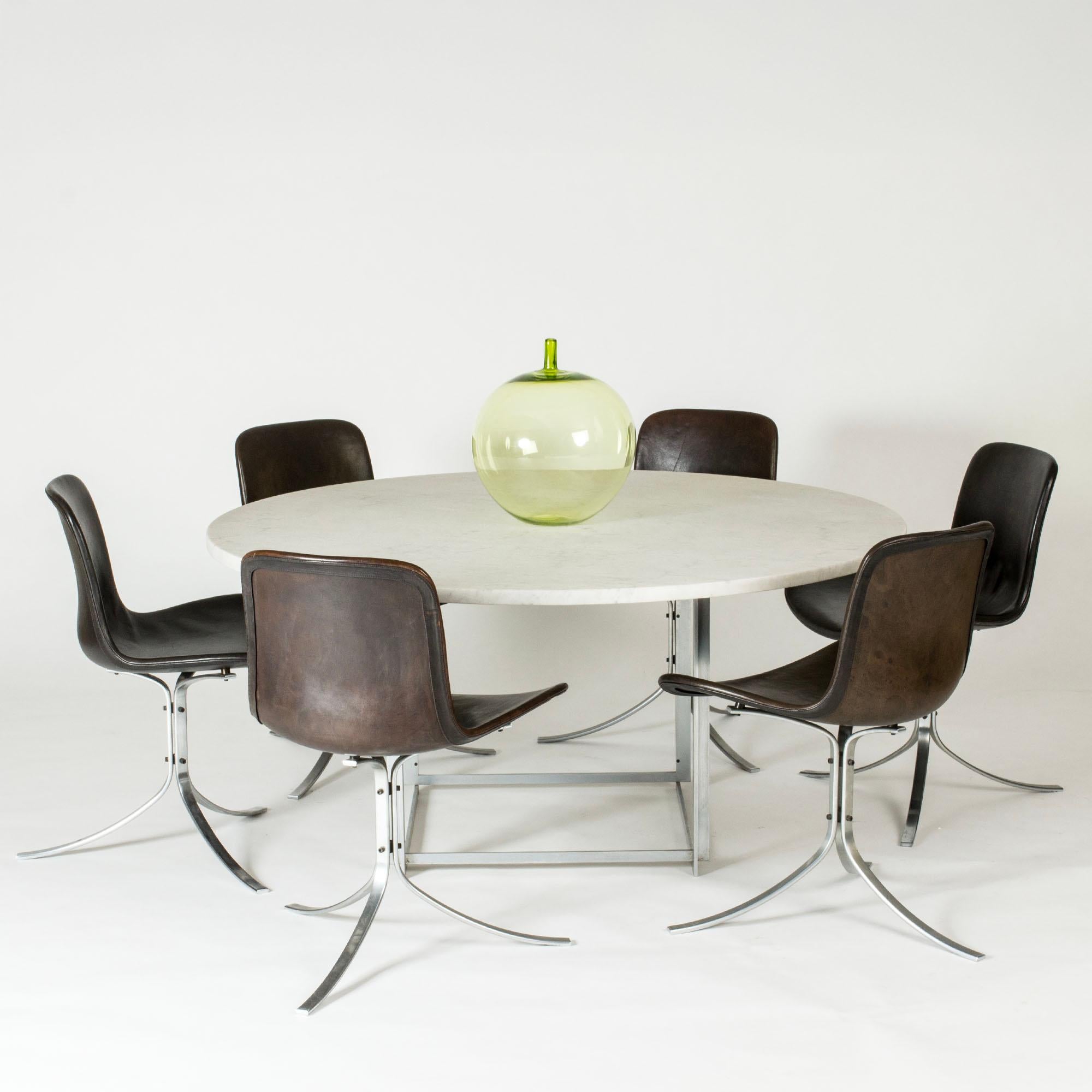 Table de salle à manger PK 54 du milieu du siècle par Poul Kjærholm, E. Kold Christensen, Danemark en vente 1