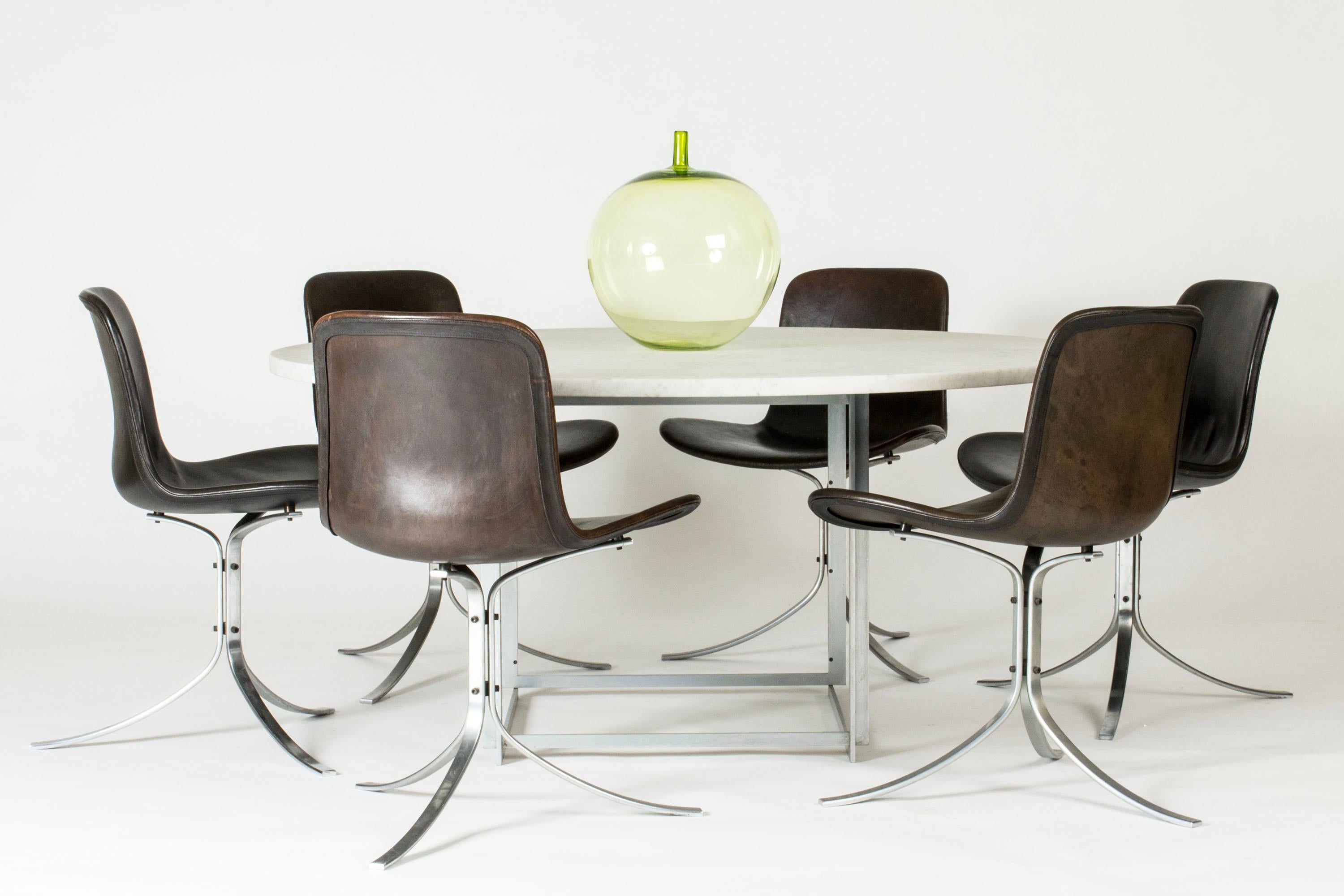 Table de salle à manger PK 54 du milieu du siècle par Poul Kjærholm, E. Kold Christensen, Danemark en vente 2